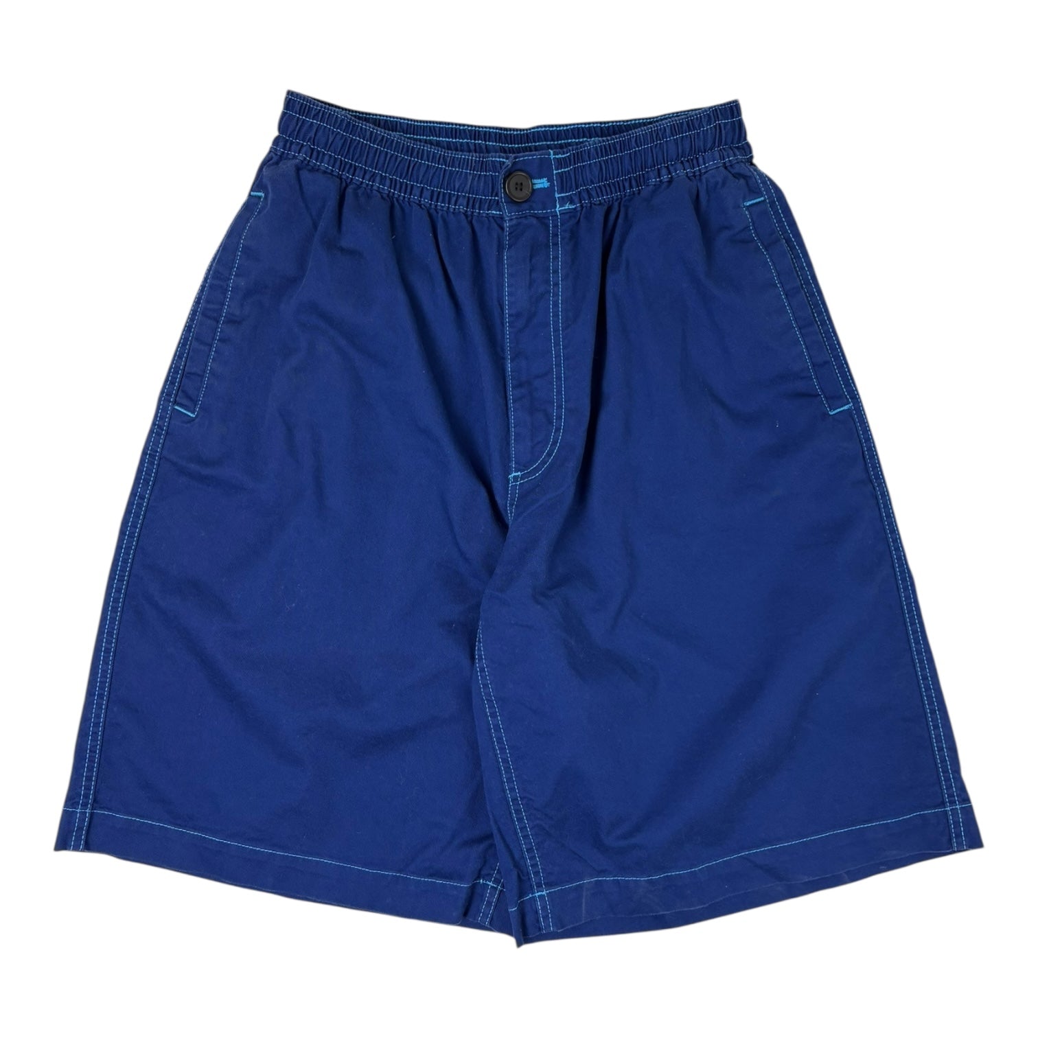 Marni x Uniqlo Wide Fit Boxy Shorts Blue