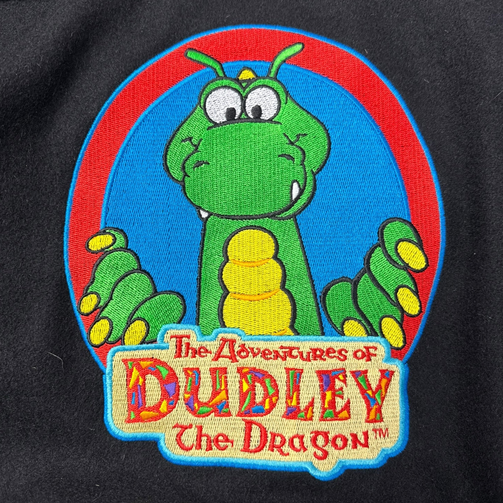 Vintage The Adventures of Dudley The Dragon Leather Varsity Jacket