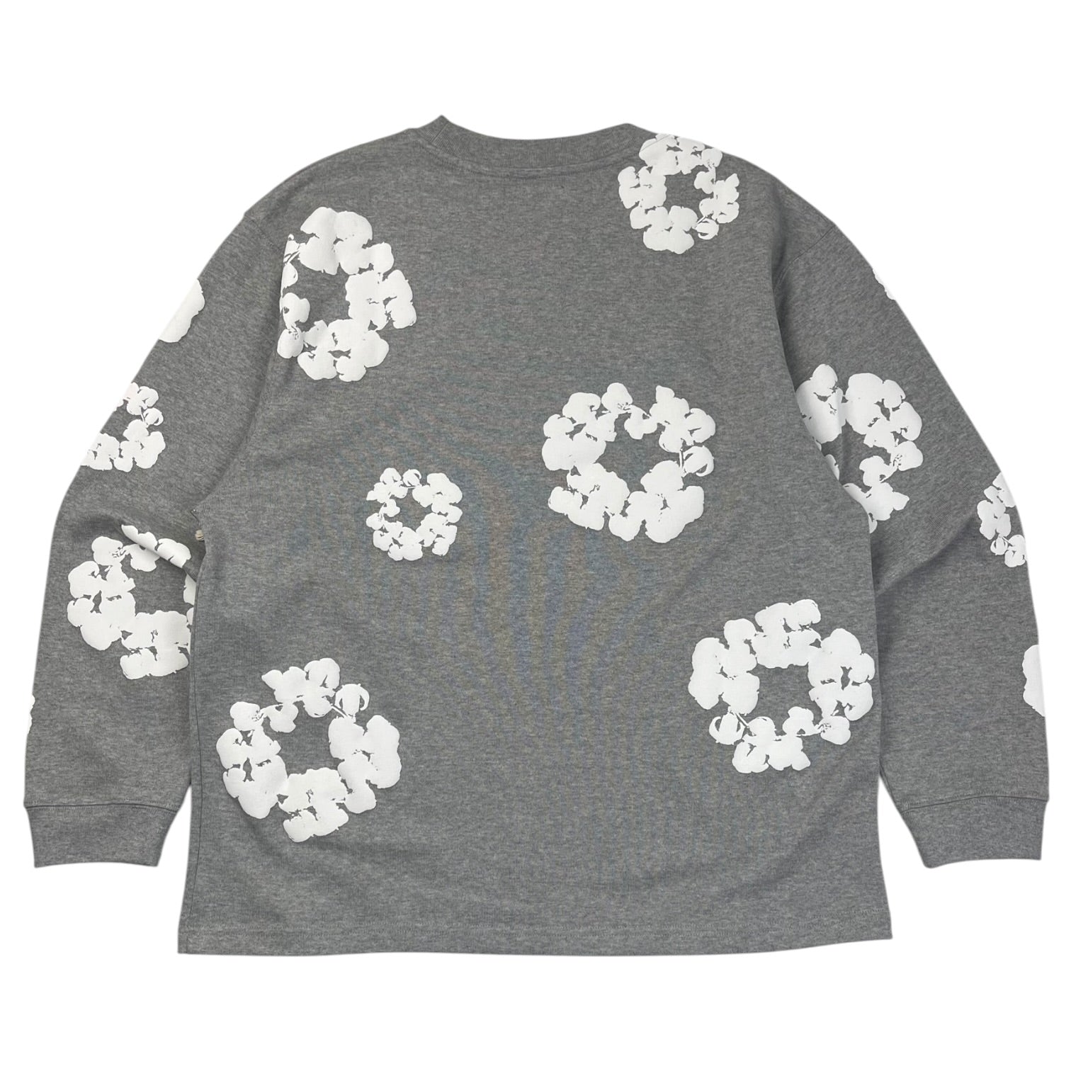 Denim Tears Cotton Wreath L/S Tee Grey