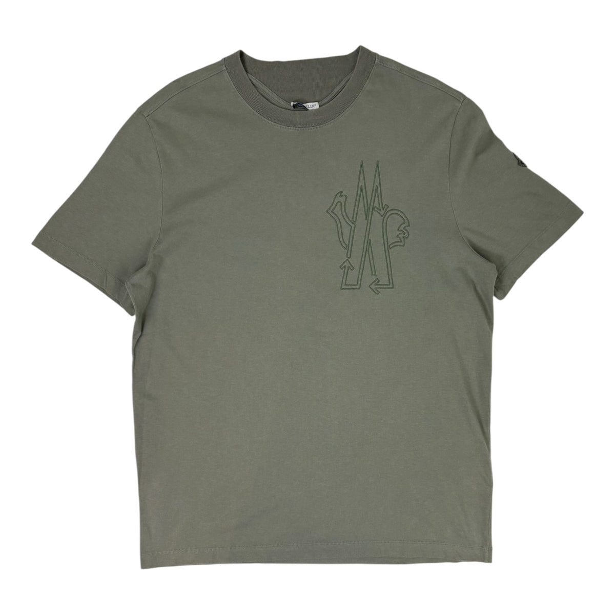 Moncler Cotton Jersey Tee Green