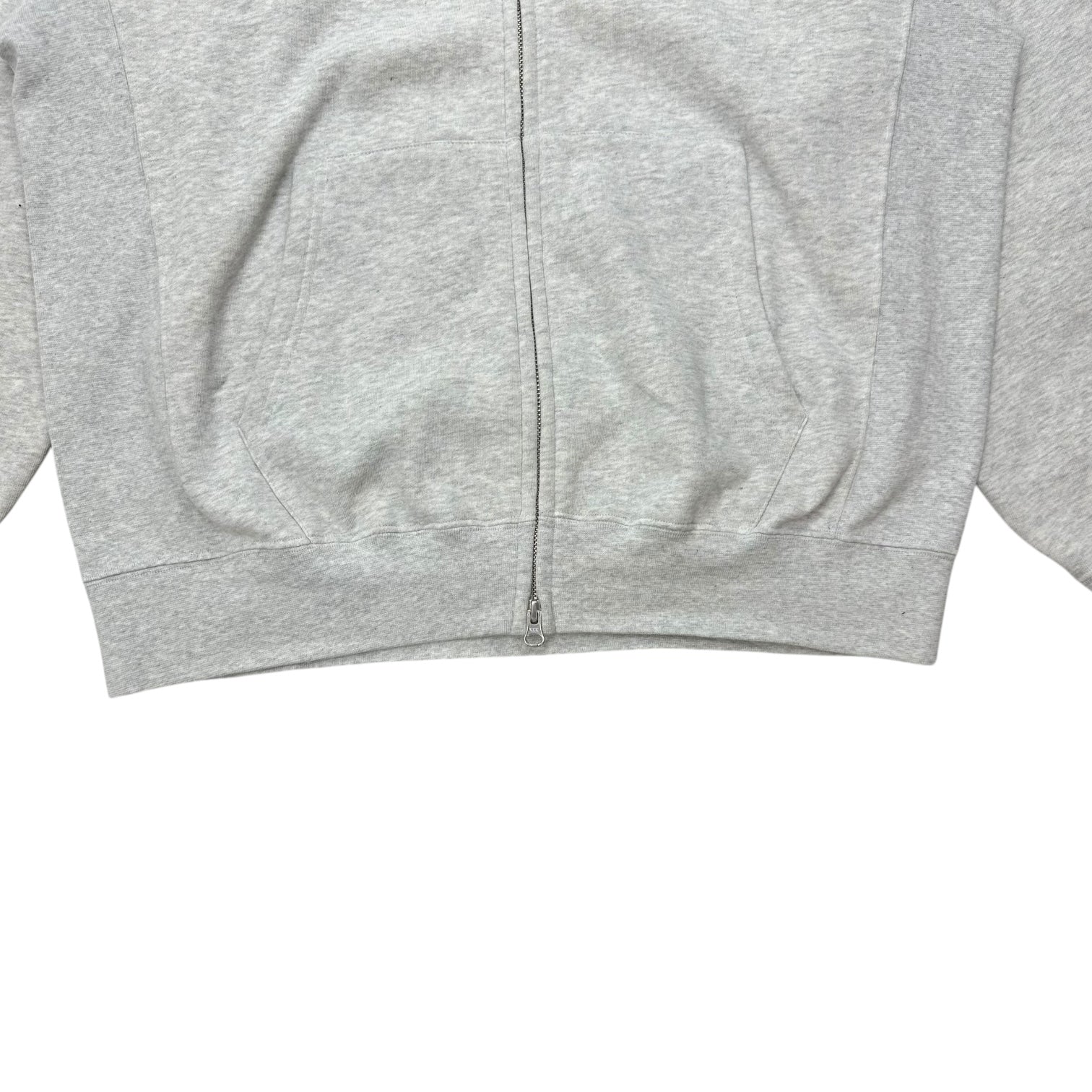 OVO Collegiate Zip Up Hoodie Heather Grey