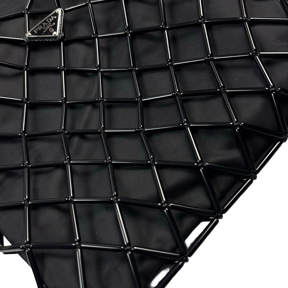Prada Tessuto Mesh Bucket Bag
