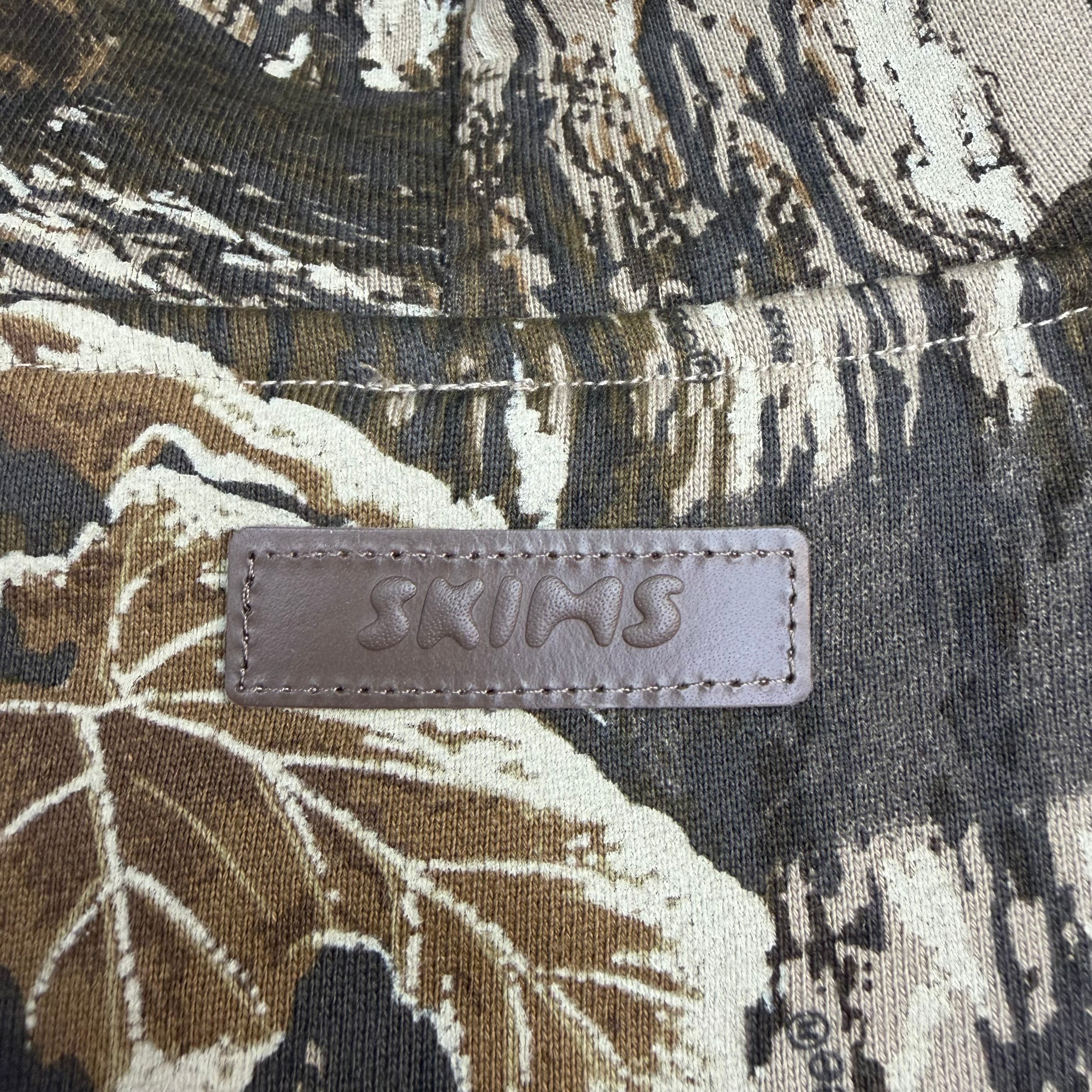 Skims x Post Malone Heavyweight Fleece Realtree Relaxed Hoodie Camo