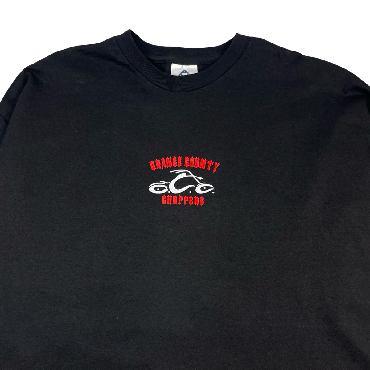 Vintage Orange County Choppers Flame Sleeve T-Shirt Black