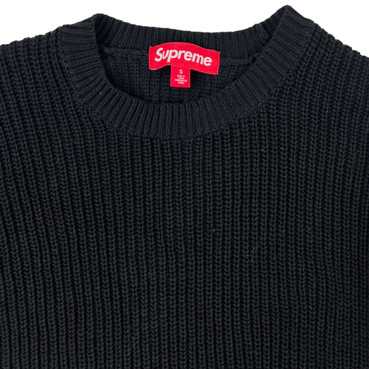 Supreme Old English Printed Sweater Black