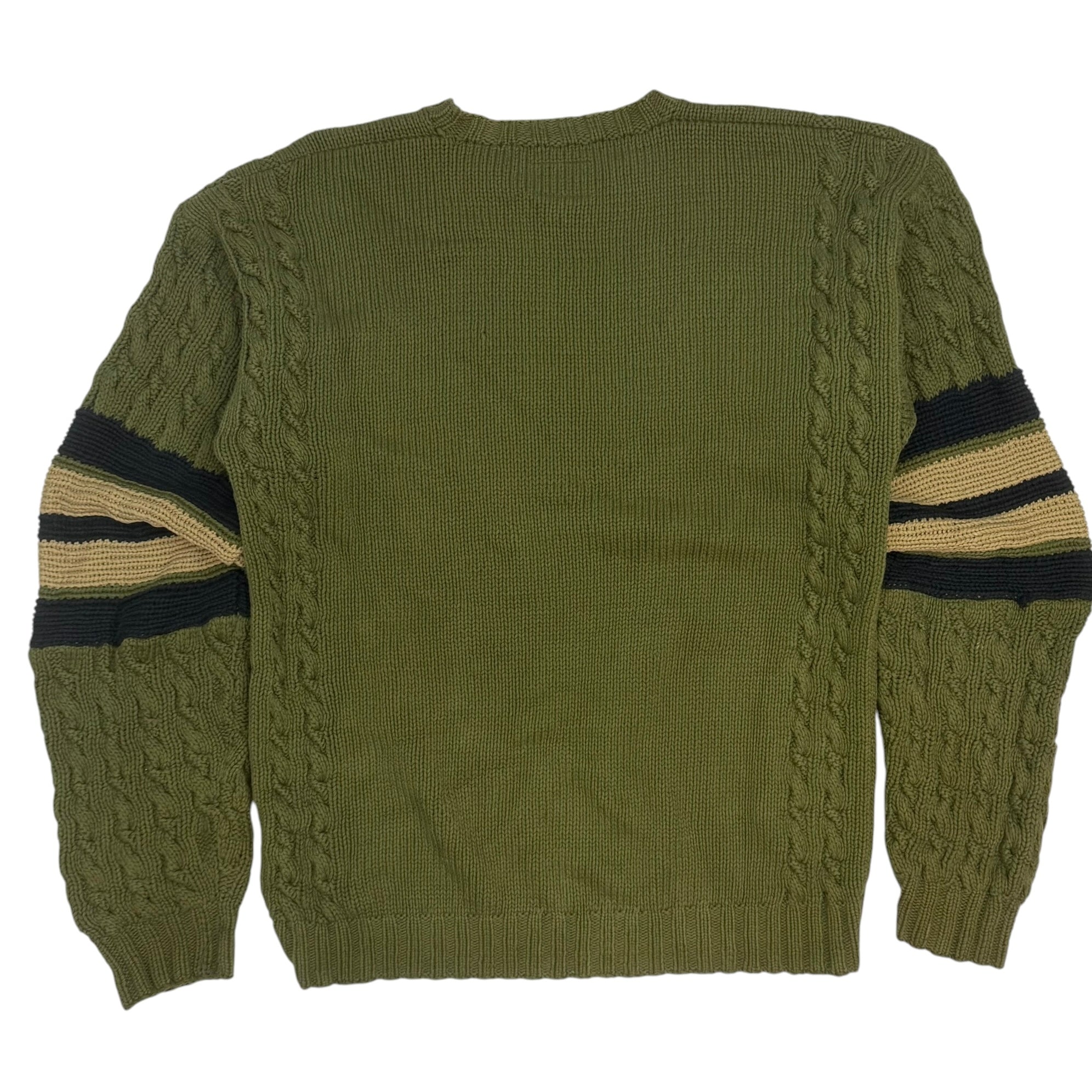 Vintage Tommy Hilfiger Army Knit Sweater Green