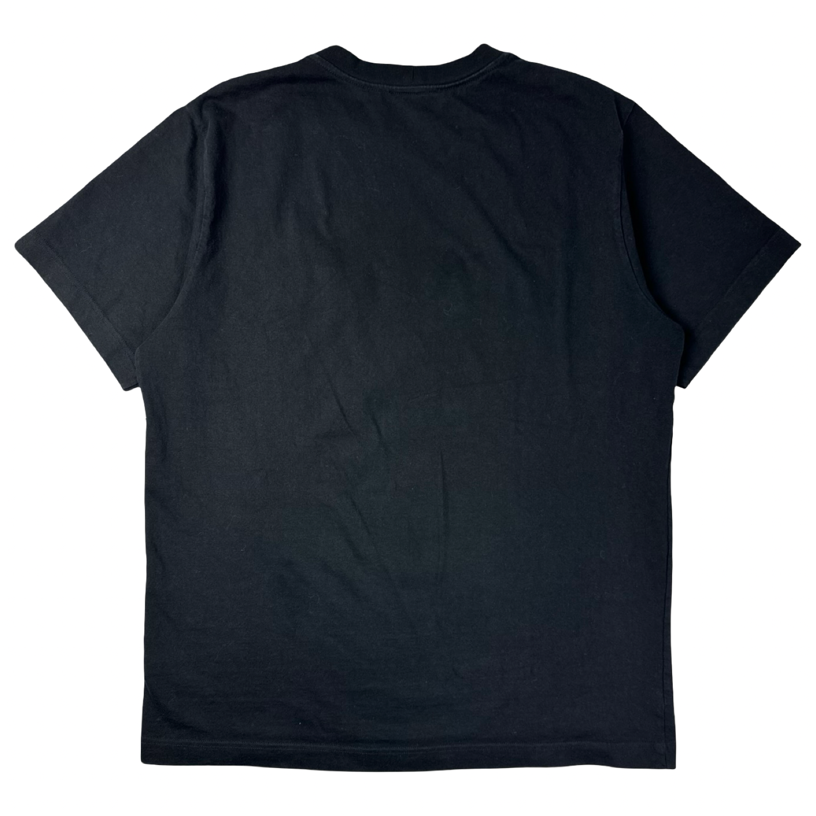 Helmet Lang Flocked T-Shirt Black