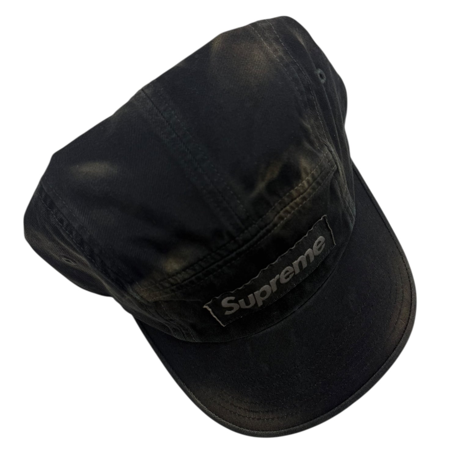 Supreme Overdyed Camp Cap Black