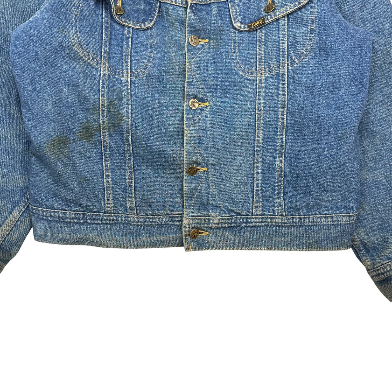 Vintage Lee Storm Rider Denim Jacket Dark Wash