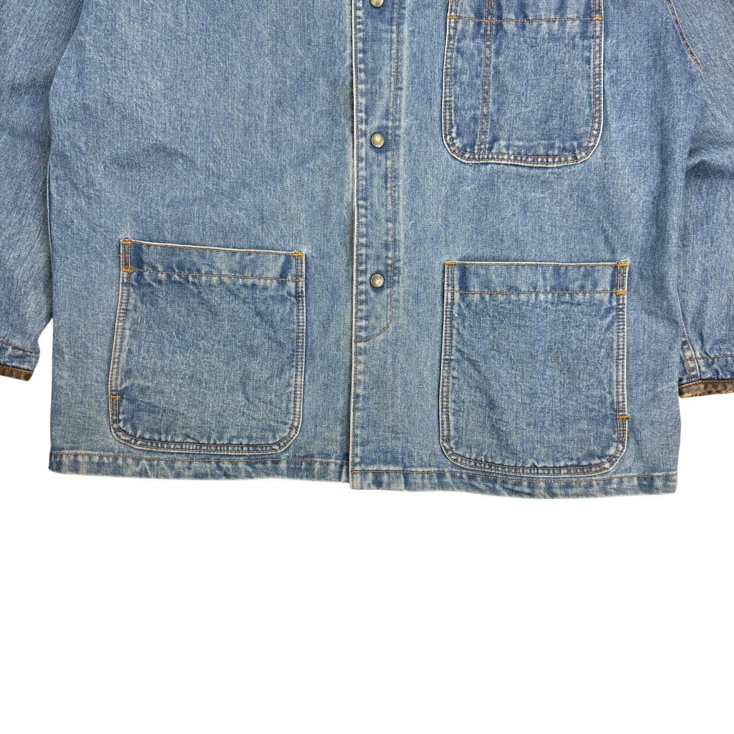 Vintage Denim Chore Coat Medium Wash