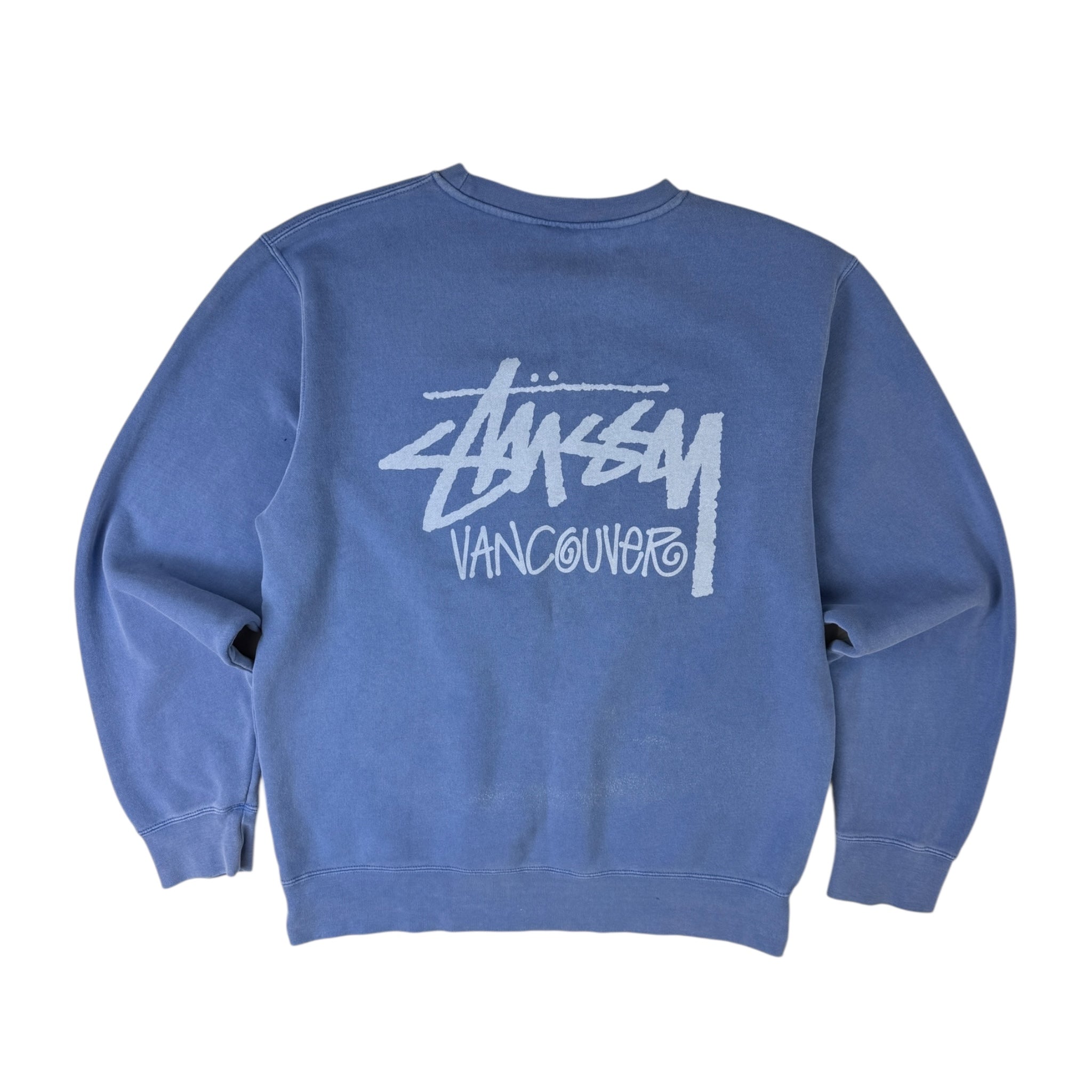Stussy Chapter Crewneck Vancouver Blue
