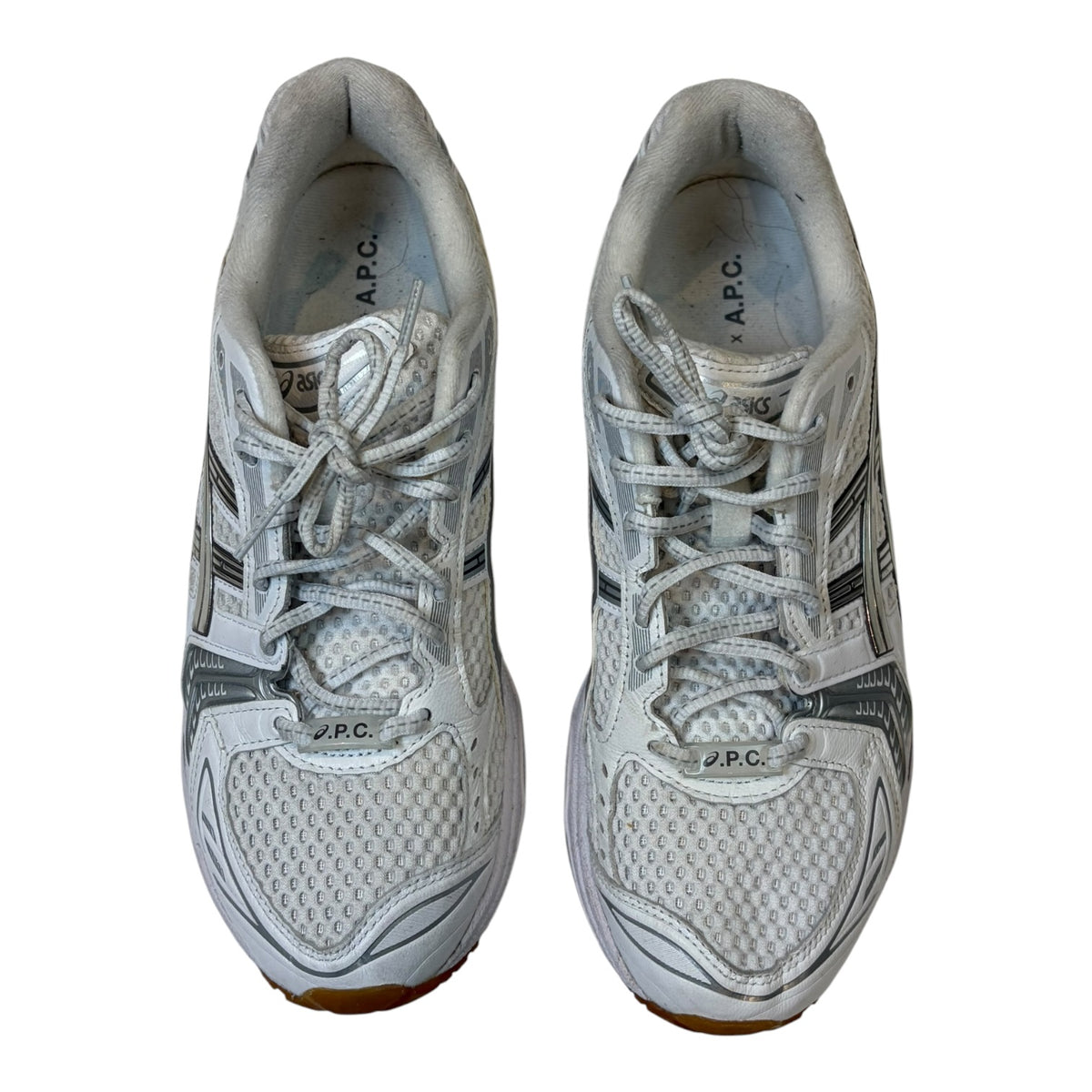 A.P.C x Asics Gel Kayano 14 White Pure Silver (Used)