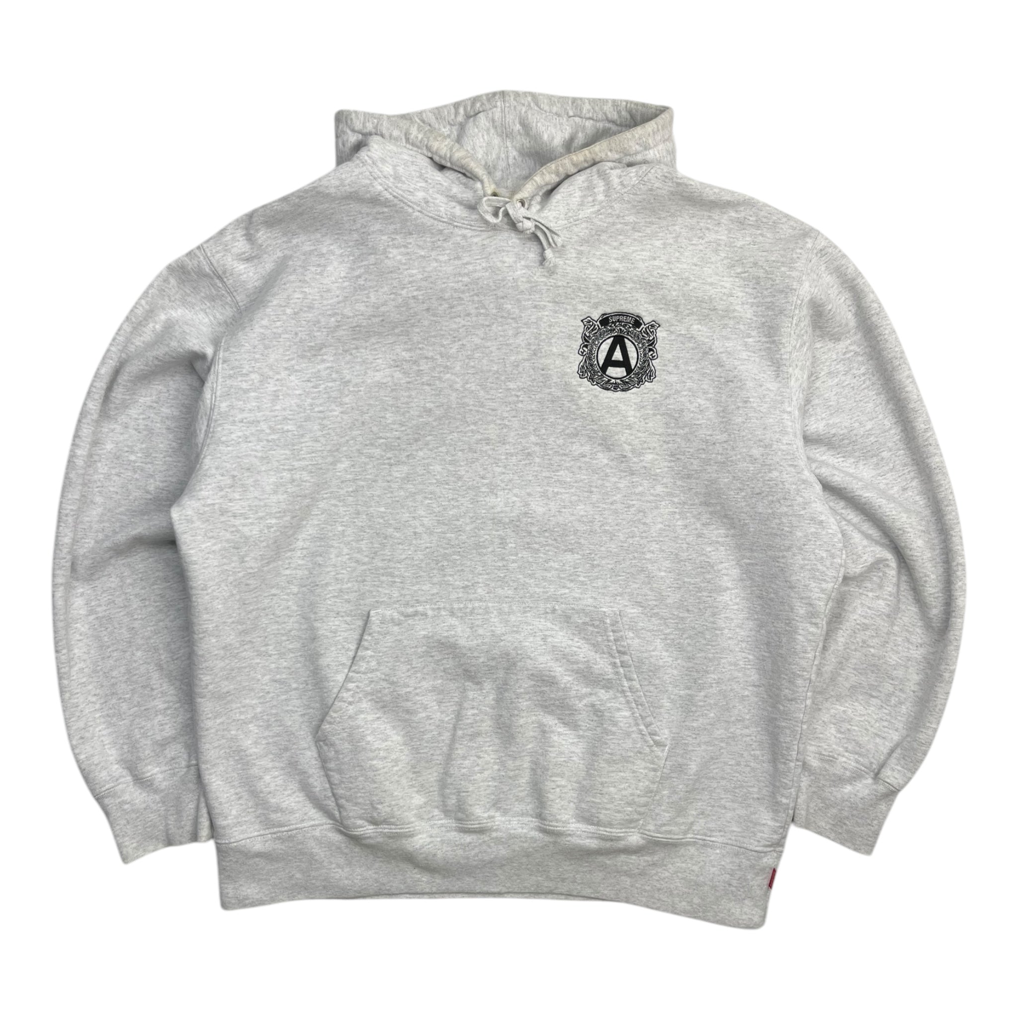 Supreme Anti Hooded Sweatshirt Ash Grey