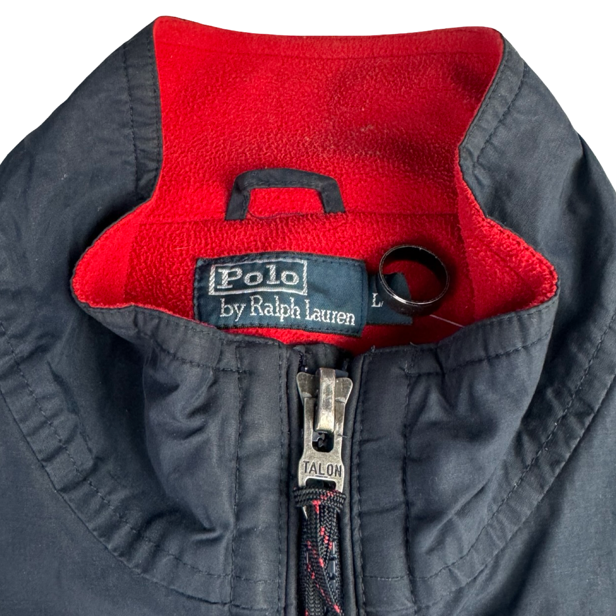 Vintage Polo Ralph Lauren Fleece Lined Jacket Navy