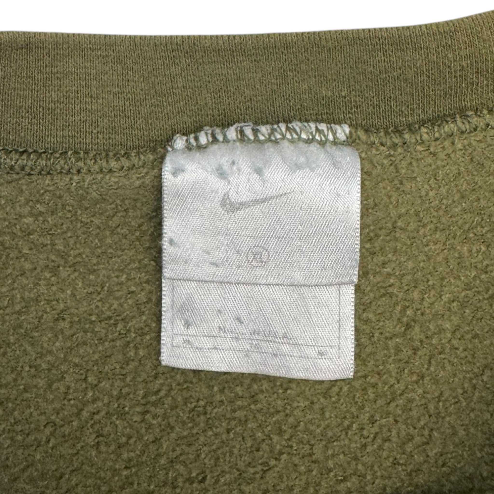 Vintage Nike Pocket Swoosh Crewneck Tan Brown