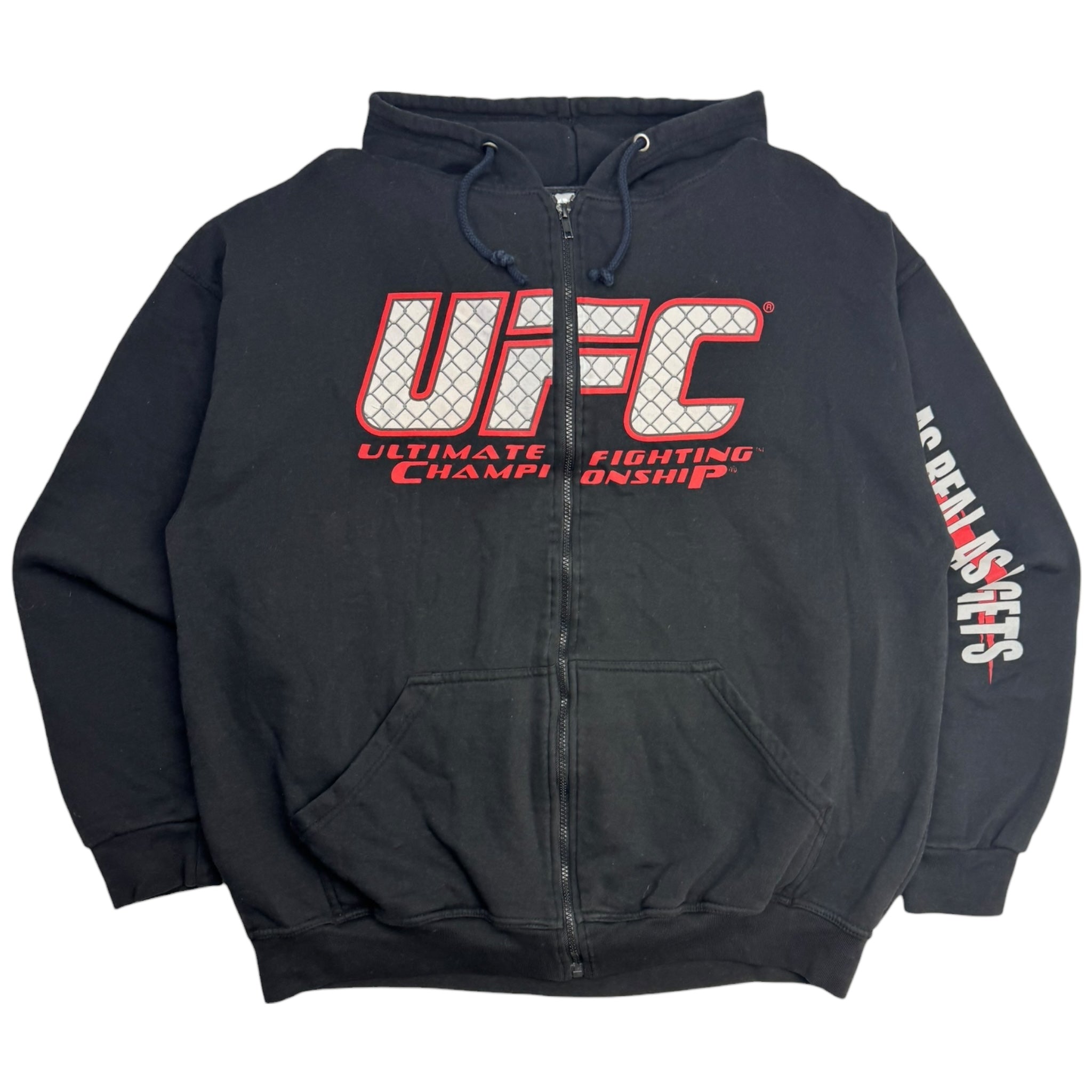 Vintage UFC “As Real As It Gets” Zip Up Hoodie