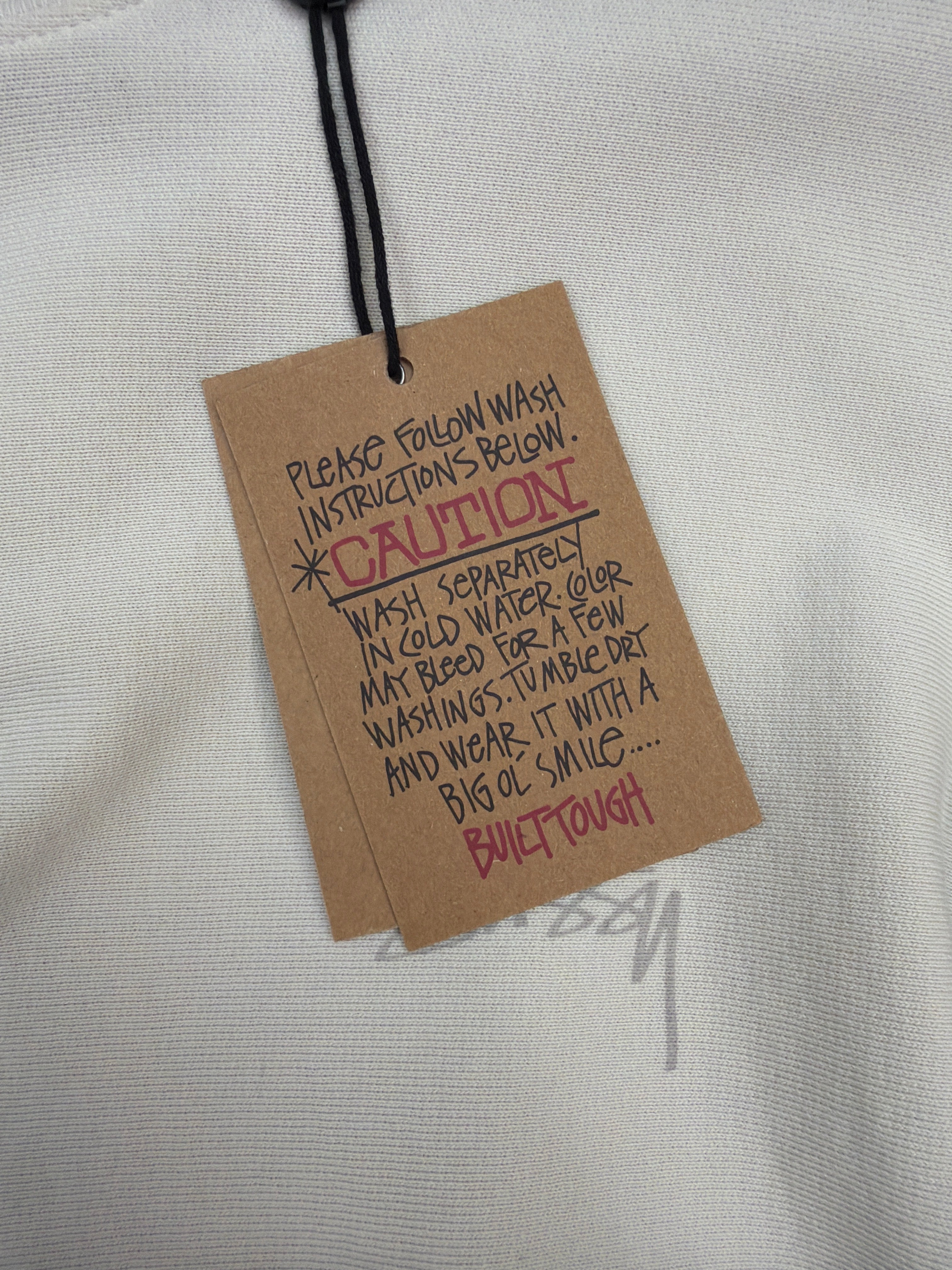 Stussy Lightweight Terry Crewneck Stone