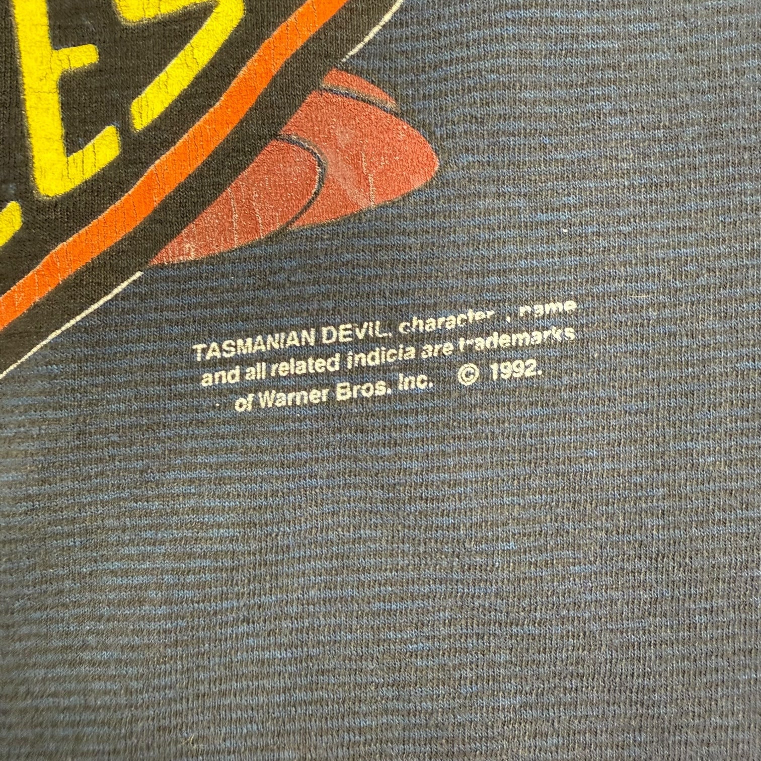 1992 Harley Davidson Taz ‘Me Like Harley!’ Tee Navy Blue