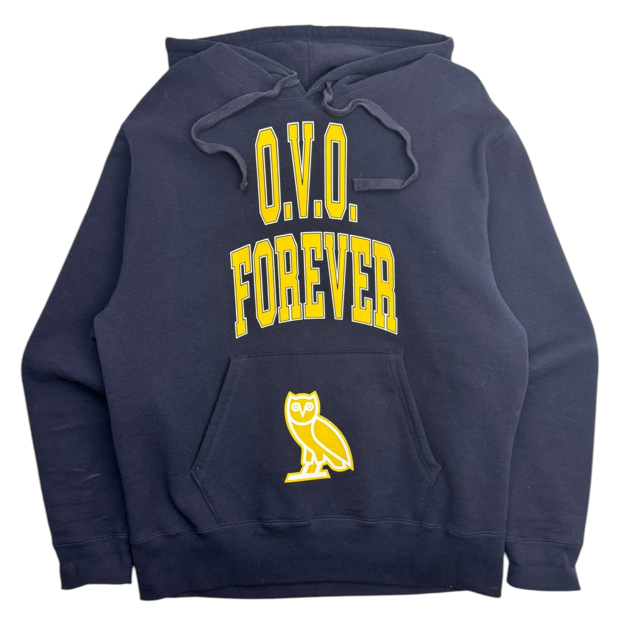 OVO Forever Logo College Hoodie Navy