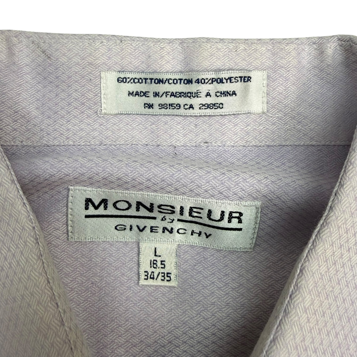 Vintage Monsieur Givenchy Button Up Shirt Pink