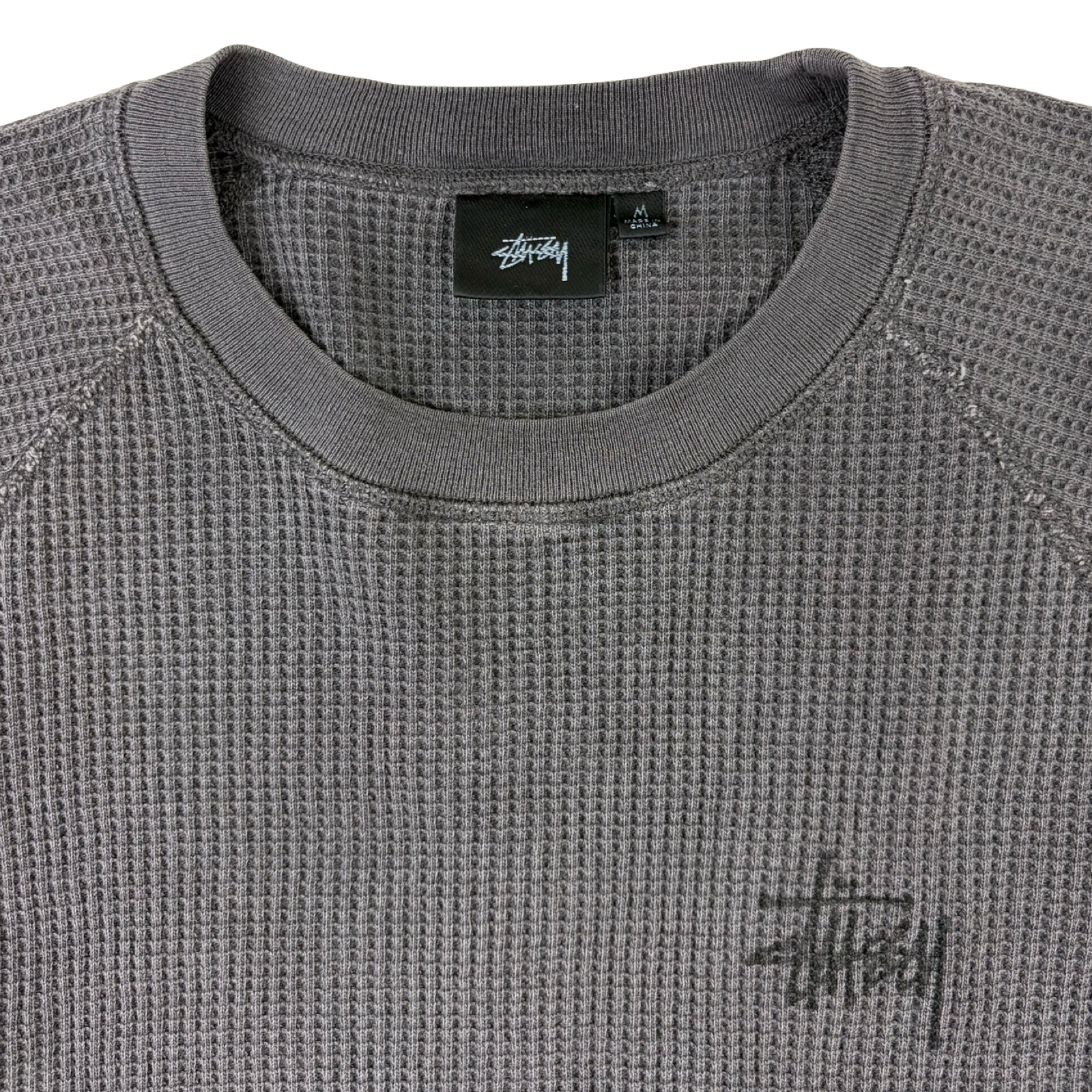 Stussy Raglan Thermal Basic Stock Long-sleeve Grey