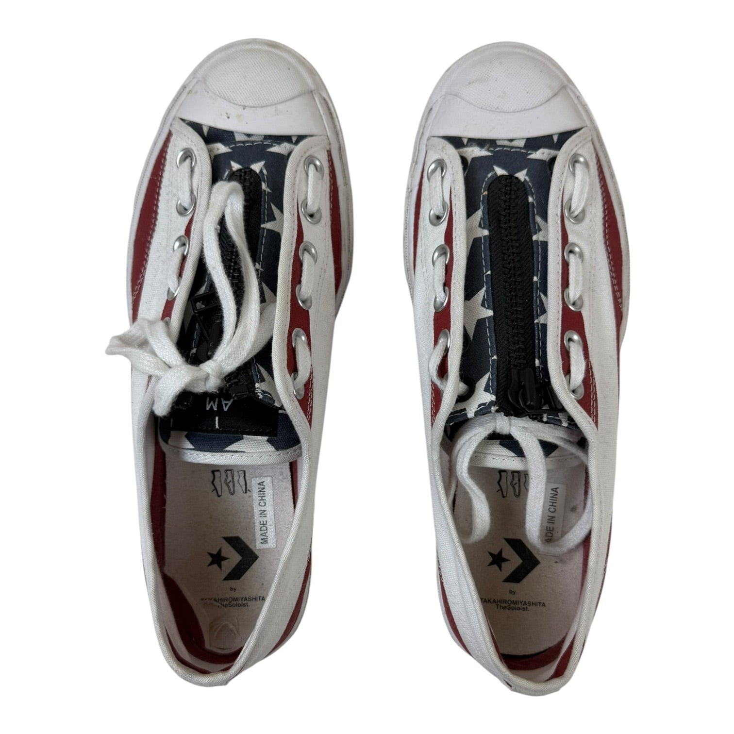Converse x TheSoloist Jack Purcell Zip Ox Shoe Green/Blue/Red