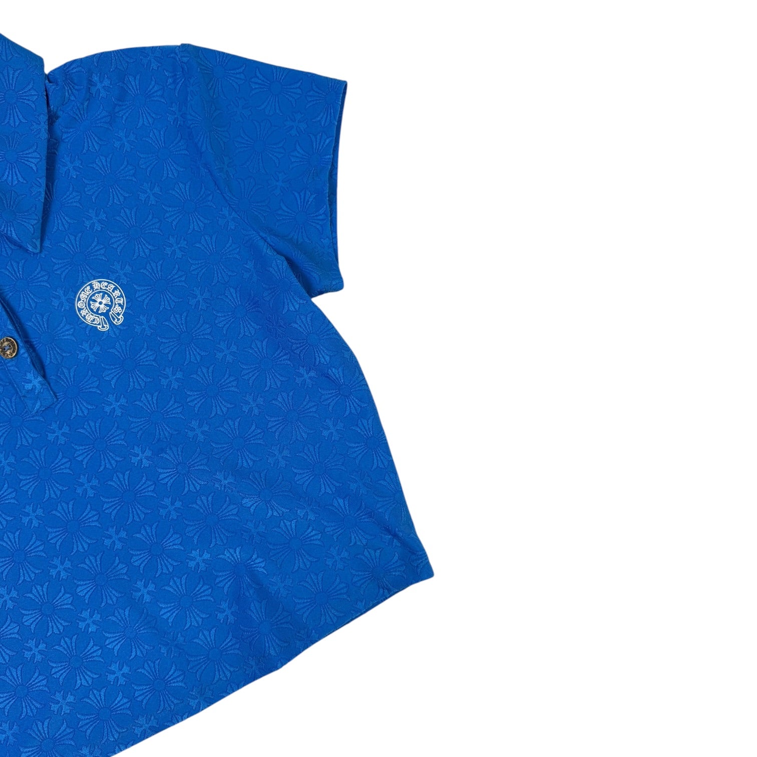 (W) Chrome Hearts Cropped Tennis Top Blue