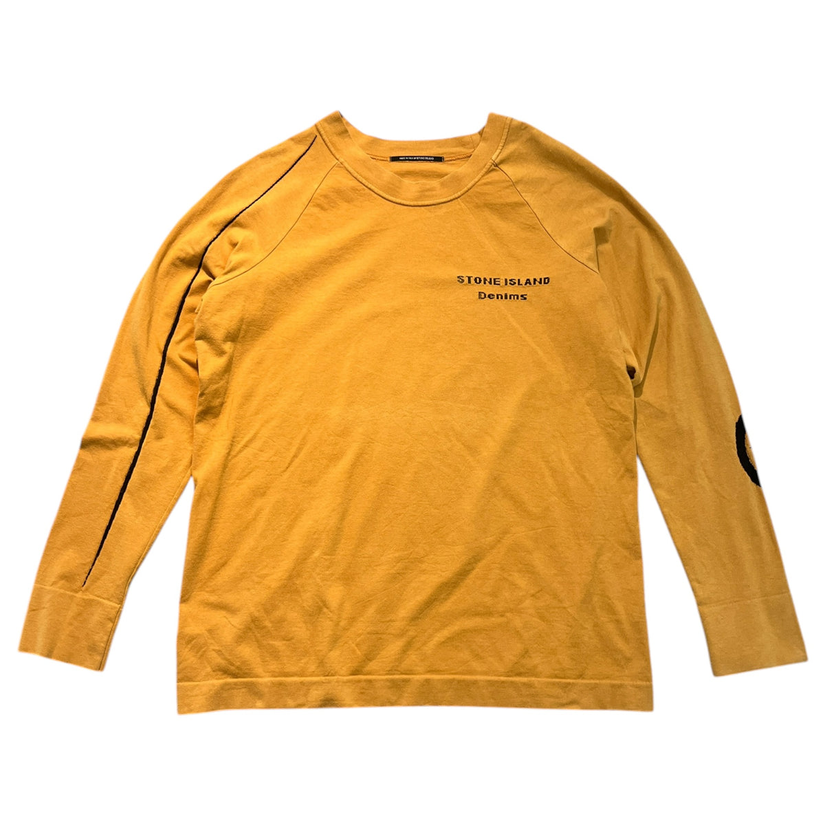Vintage Stone Island Denims Compass Sleeve Graphic Long-Sleeve