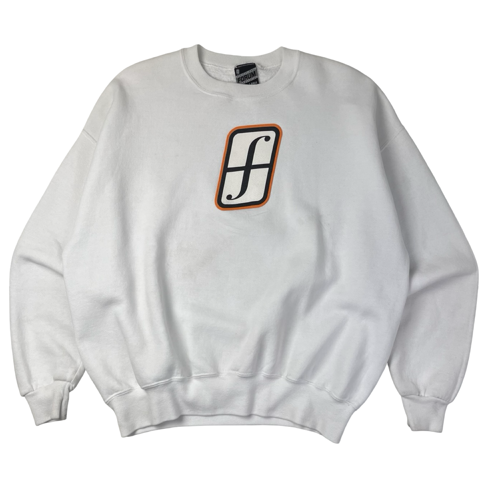 Vintage Forum Snowboards Crewneck White