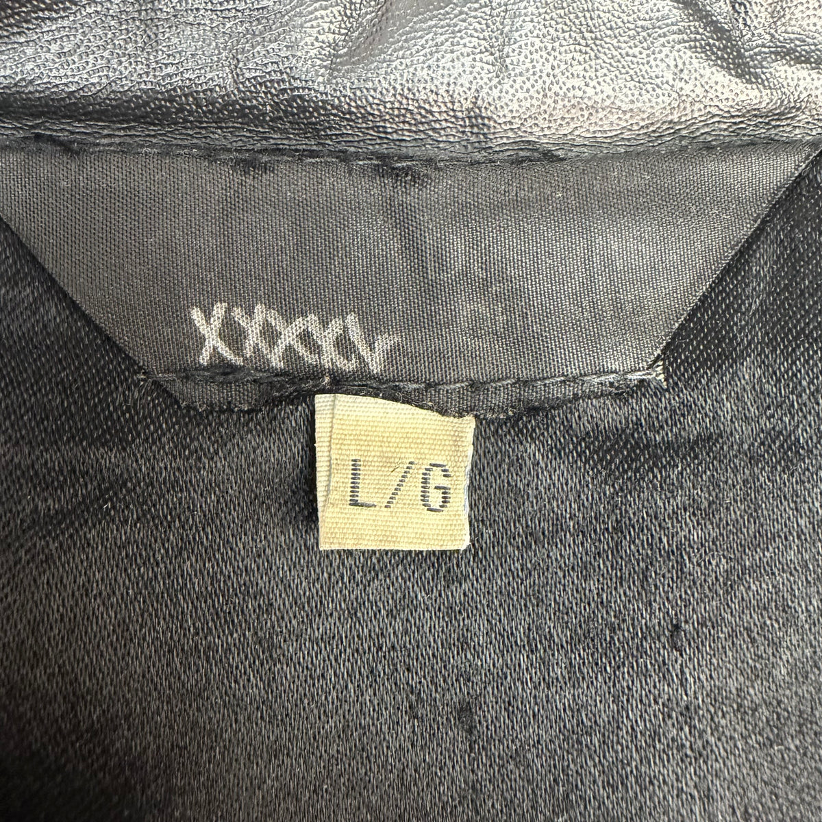 Vintage Winged Boot Leather Jacket Black