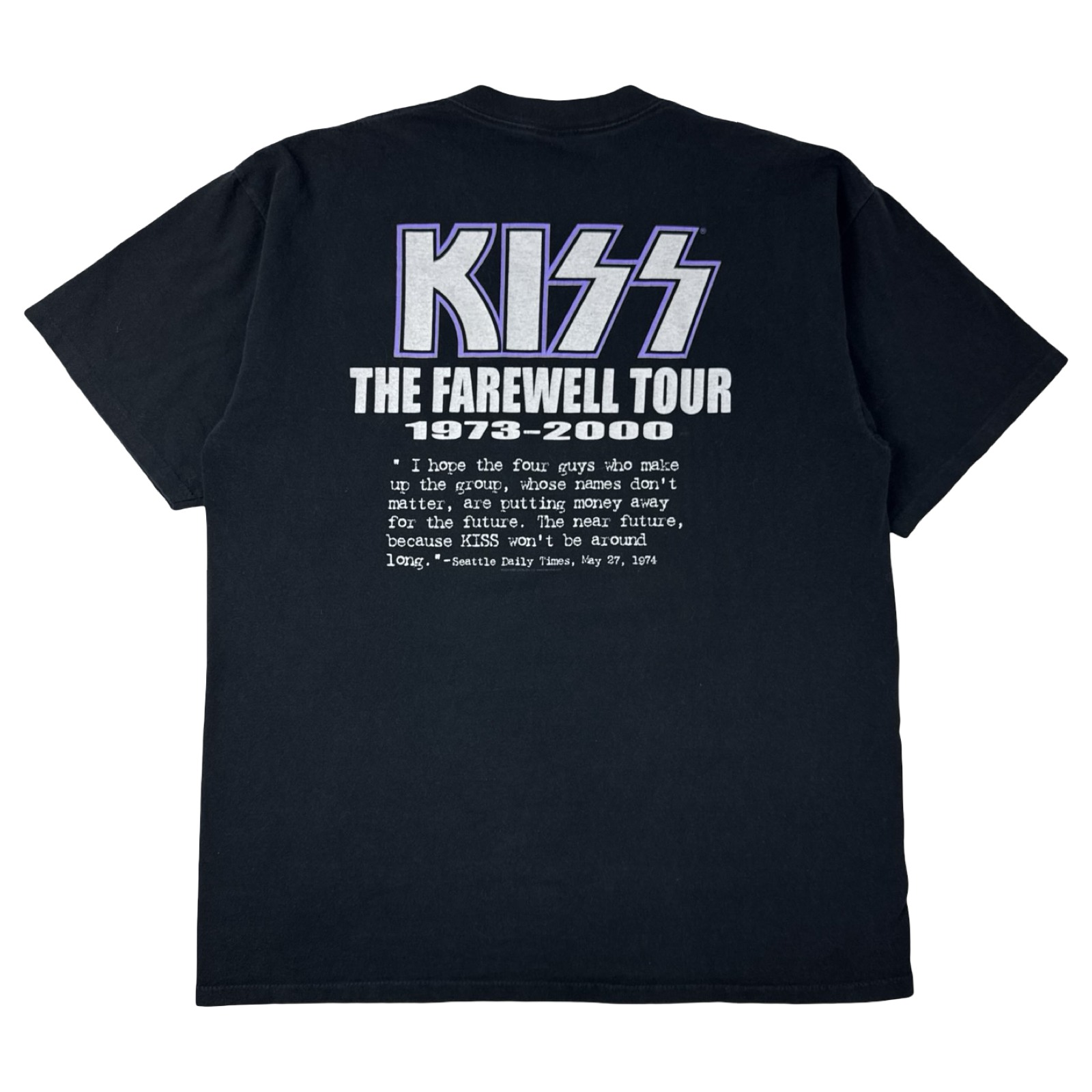 ‘99-2000 Kiss Farewell Tour Band T-Shirt