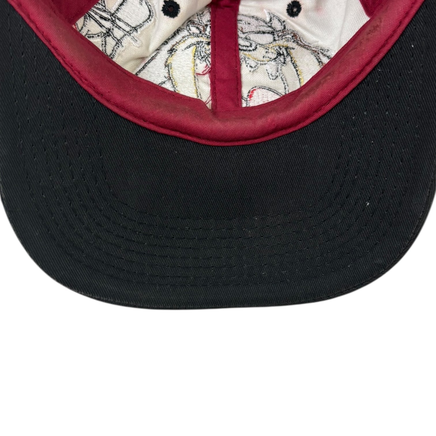 Vintage Looney Tunes Taz SnapBack Hat Maroon