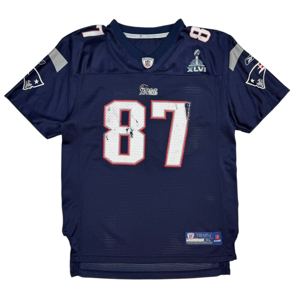 Vintage New England Patriots Rob Gronkowski Jersey Navy
