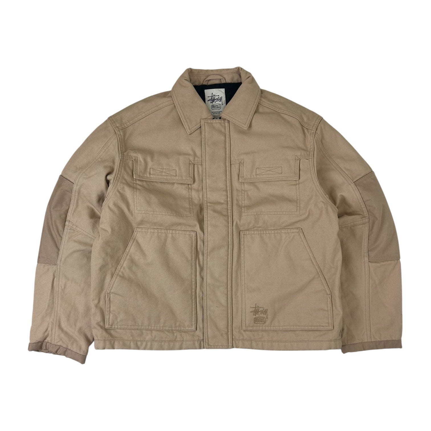 Stussy Utility Workgear Panel Jacket Khaki