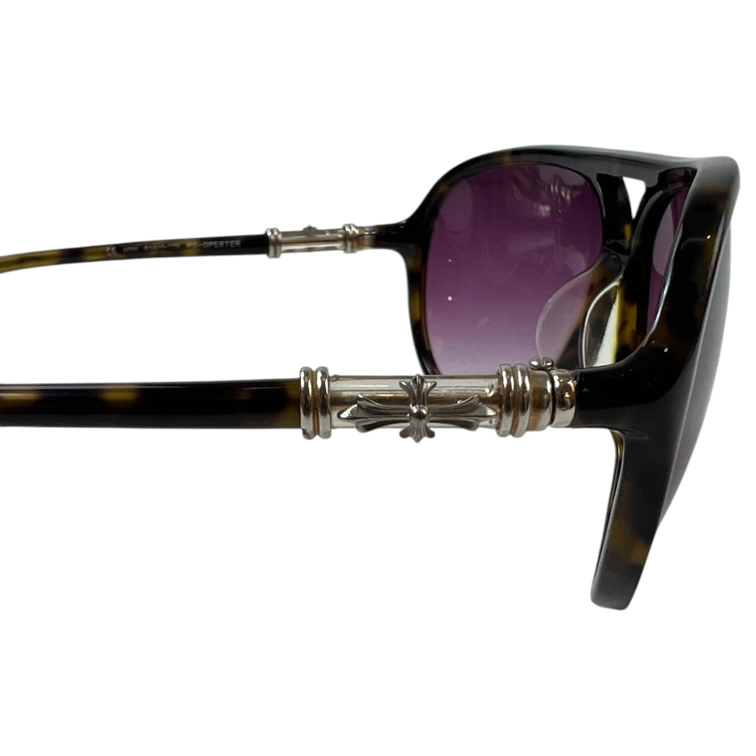 Chrome Hearts “Bone Polisher” Sunglasses Tortoise Frame