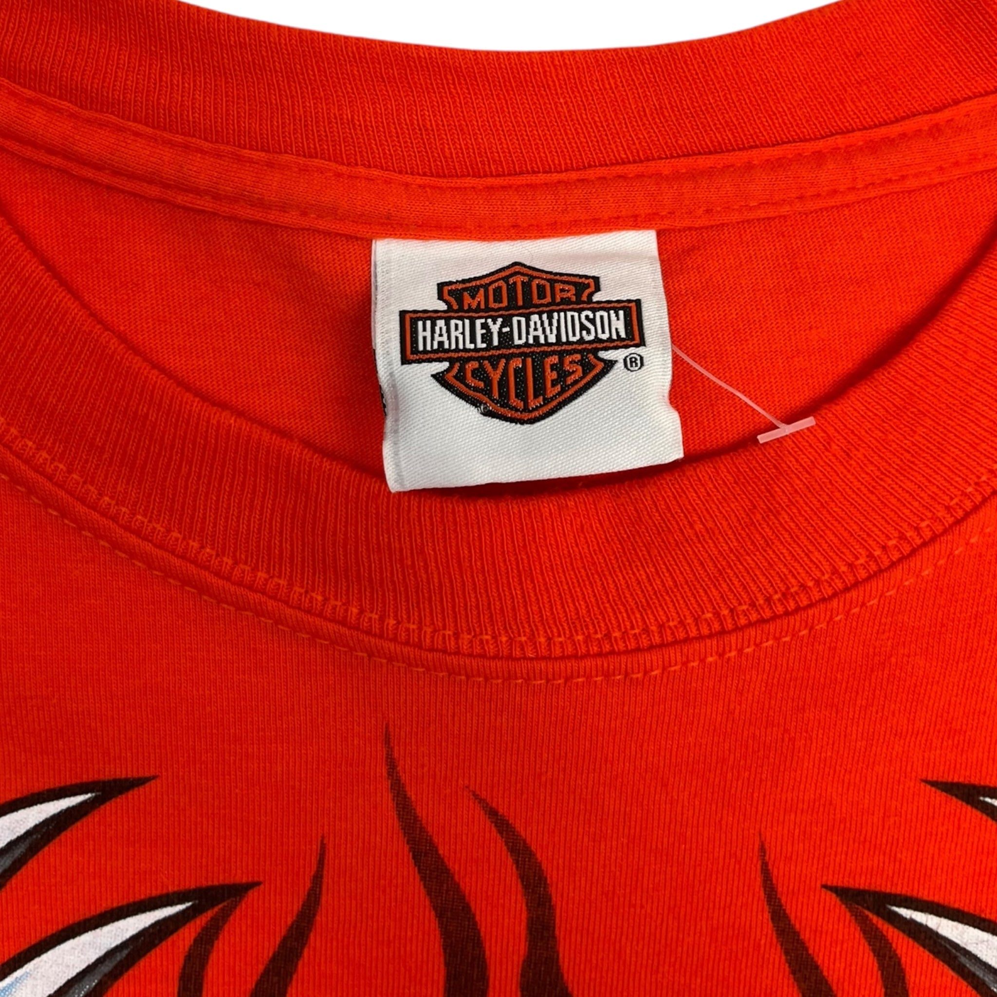 Harley Davidson Gilette Wyoming T-Shirt Orange