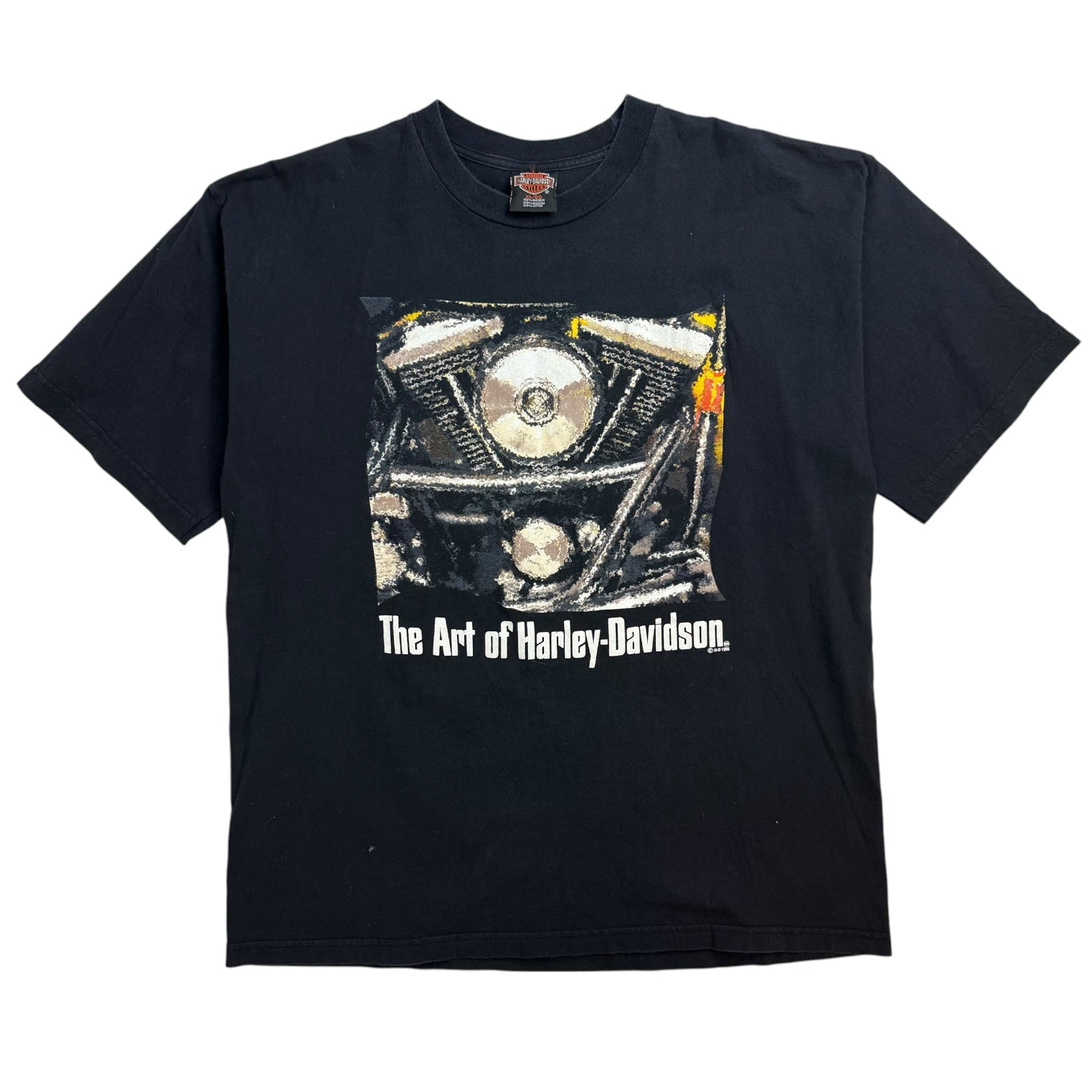 1996 Harley Davidson Of Cancun ‘The Art Of Harley Davidson’ Tee Black