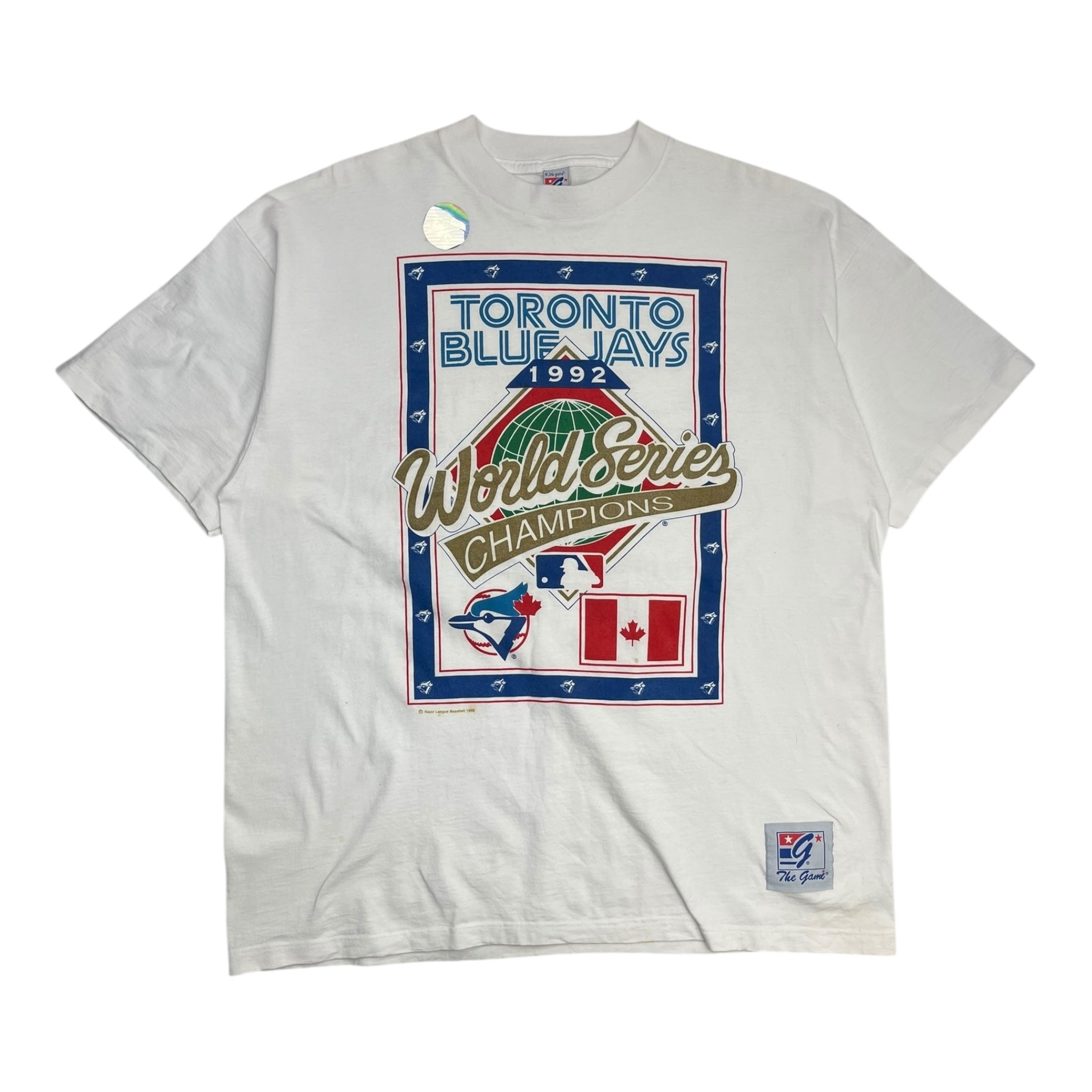 1992 Blue Jays World Series Champions T-Shirt Grey