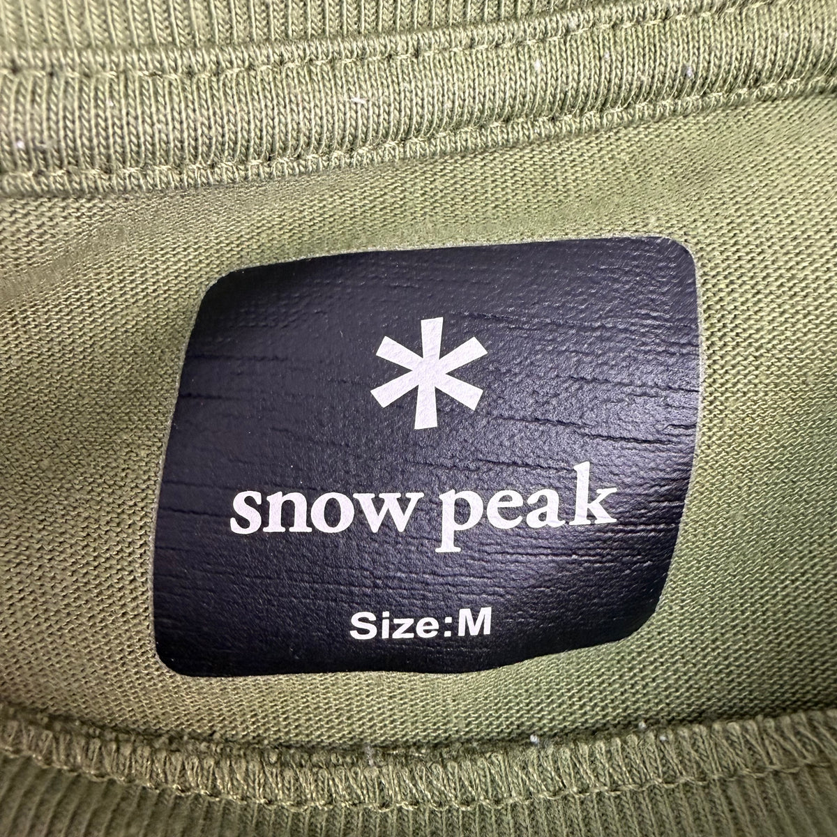 Snow Peak Logo Tee Green