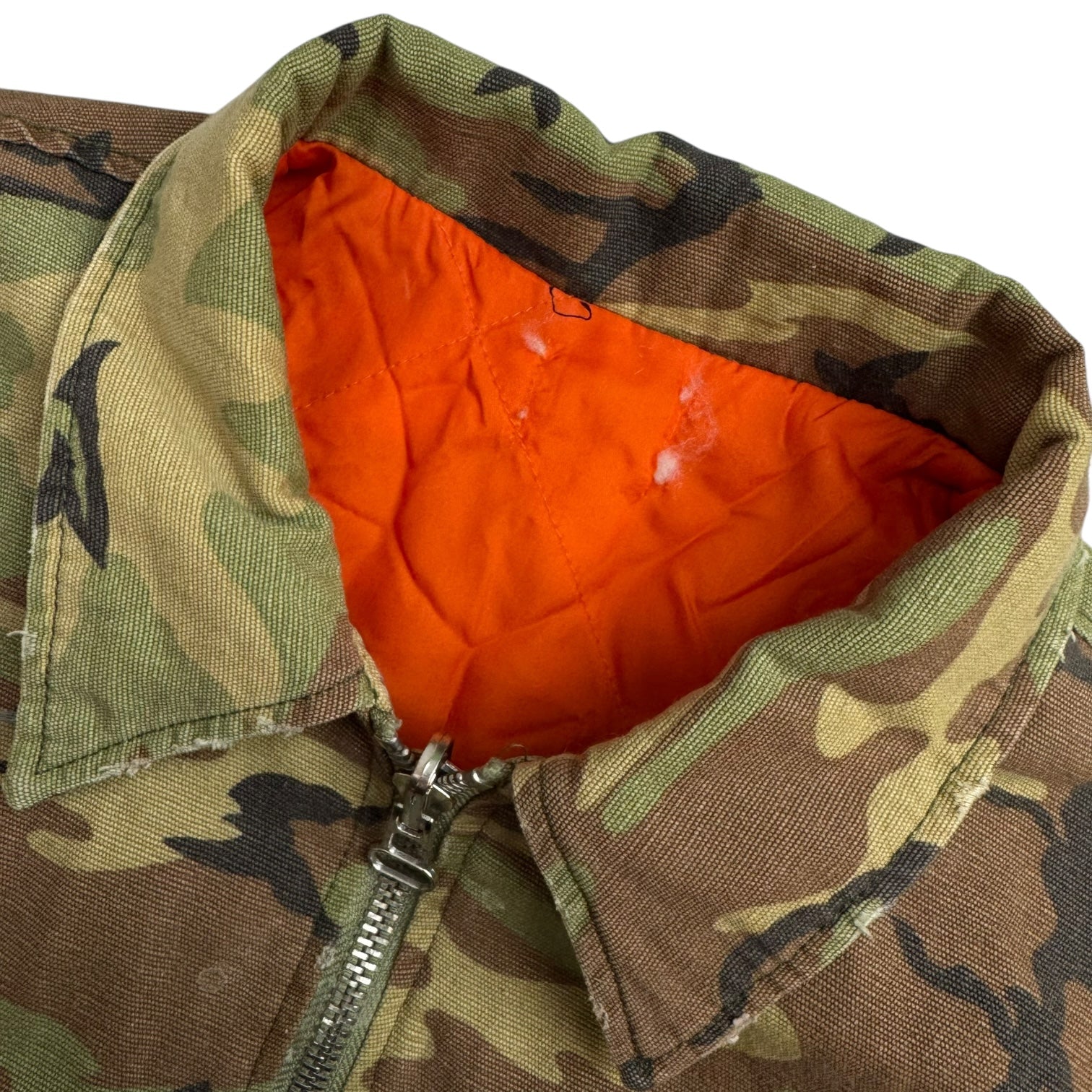 Vintage Camo Zip Up Jacket