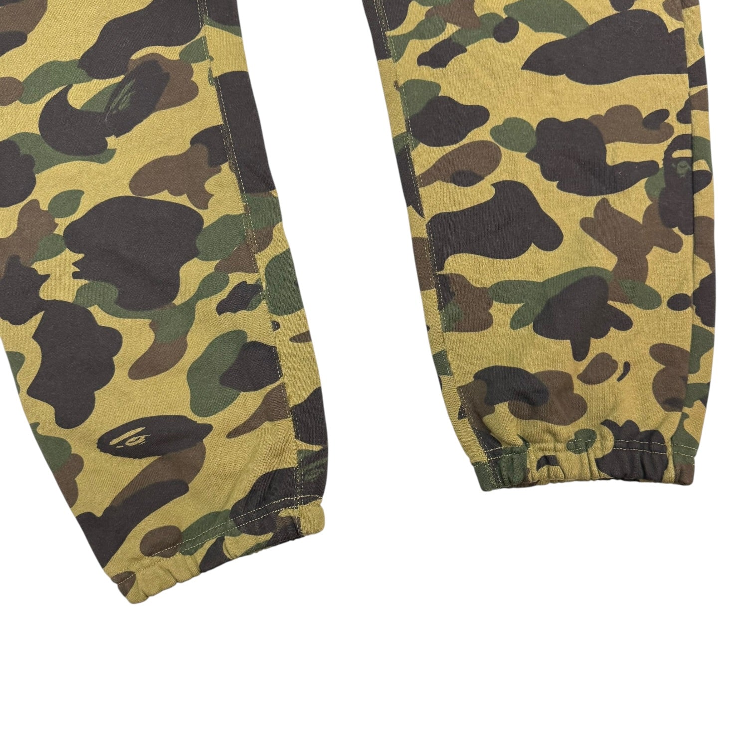 A Bathing Ape BAPE NYC 1st Camo Sweatpants Green