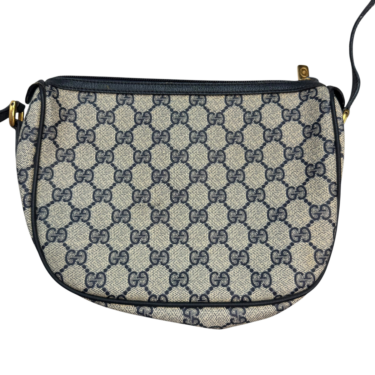 (W) Vintage Gucci GG Plus Ophidia Crossbody Bag Beige