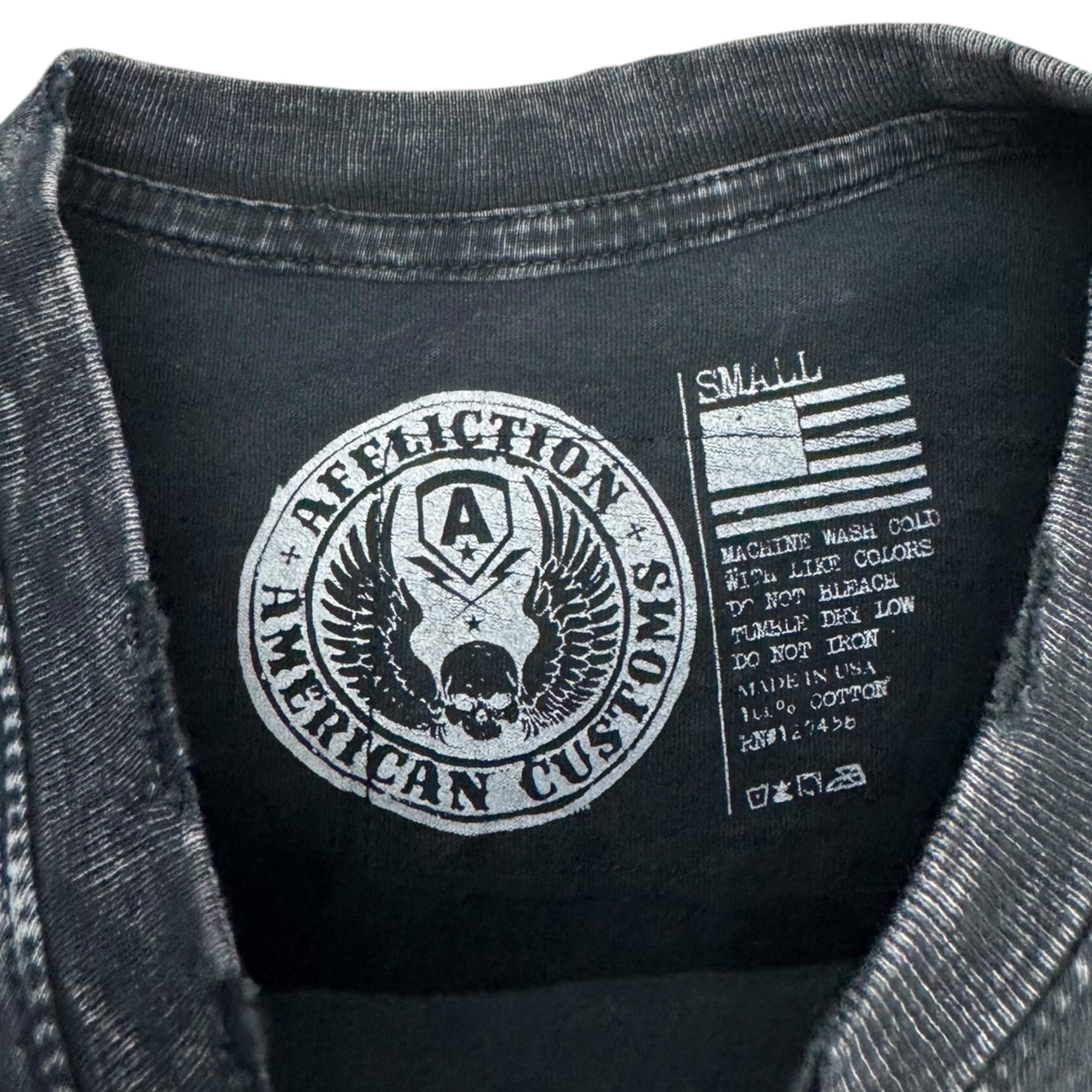 Y2K Affliction ‘Rock N Roll’ T-Shirt Grey