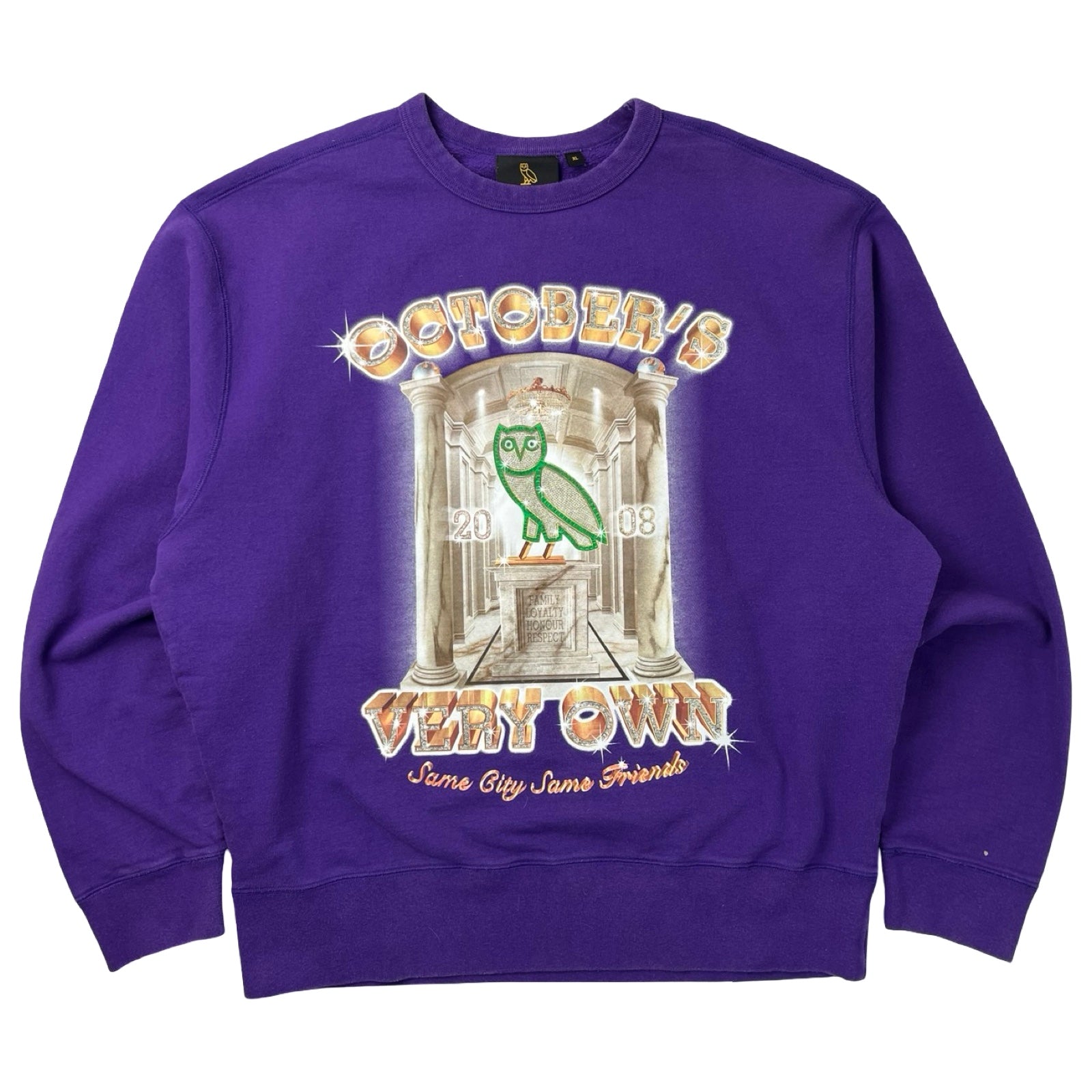 OVO Pen & Pixel Crewneck Sweatshirt Purple