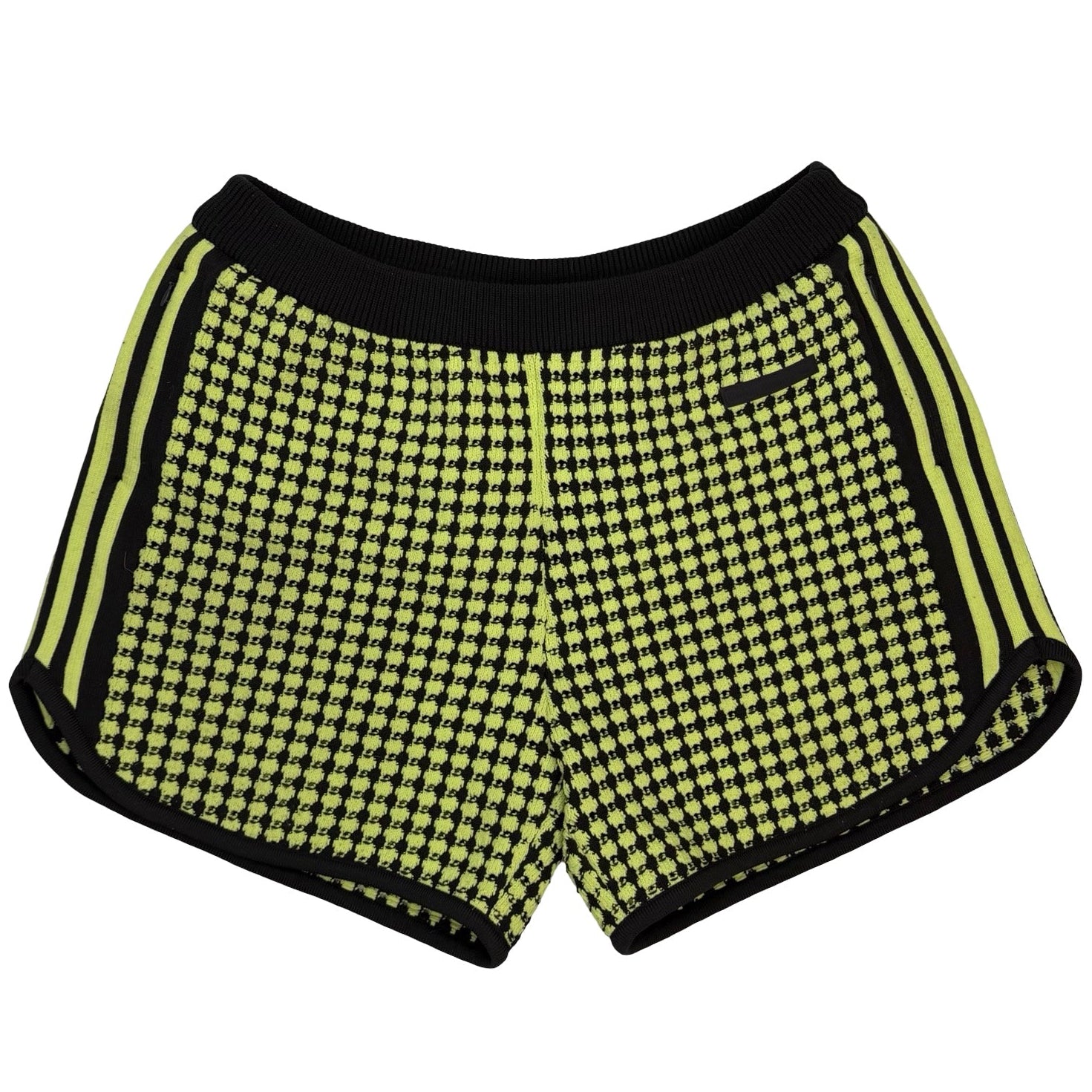 Adidas X Wales Bonner Crochet Shorts Semi Frozen Yellow