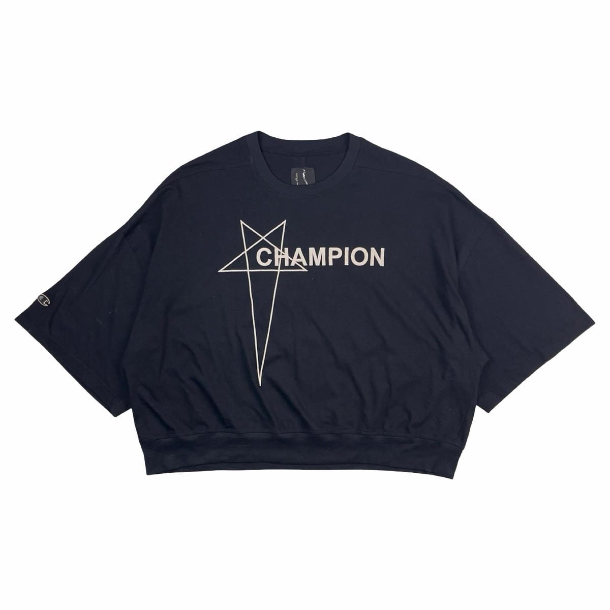 Rick Owens x Champion Tommy Cropped Pentagram T-Shirt