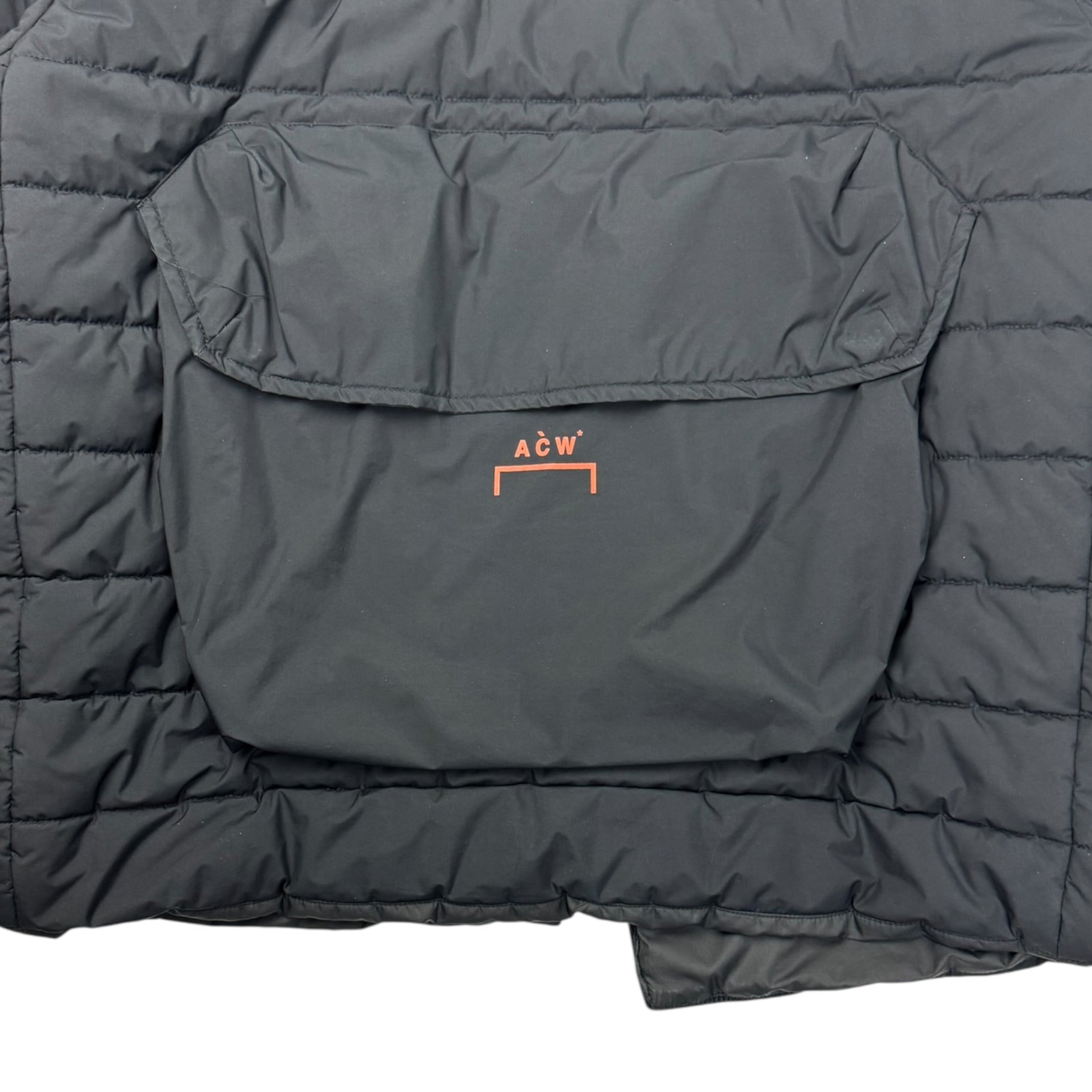 A-COLD-WALL Asymmetric Padded Jacket Black
