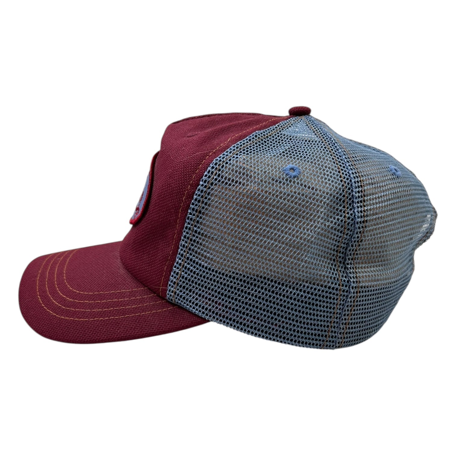Vintage Y2K Von Dutch SnapBack Hat Burgundy/Blue