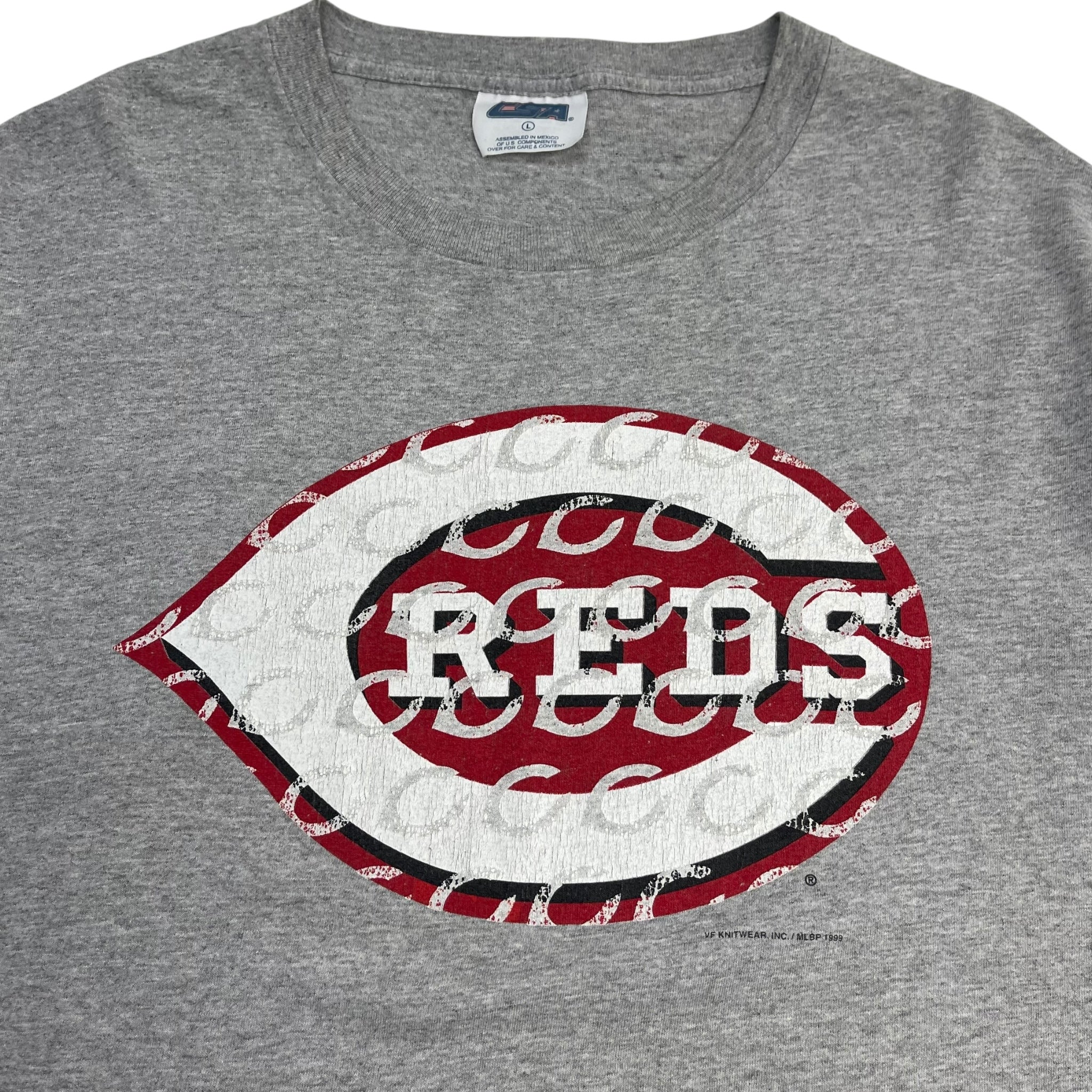 1999 Cincinnati Reds C Logo T-Shirt
