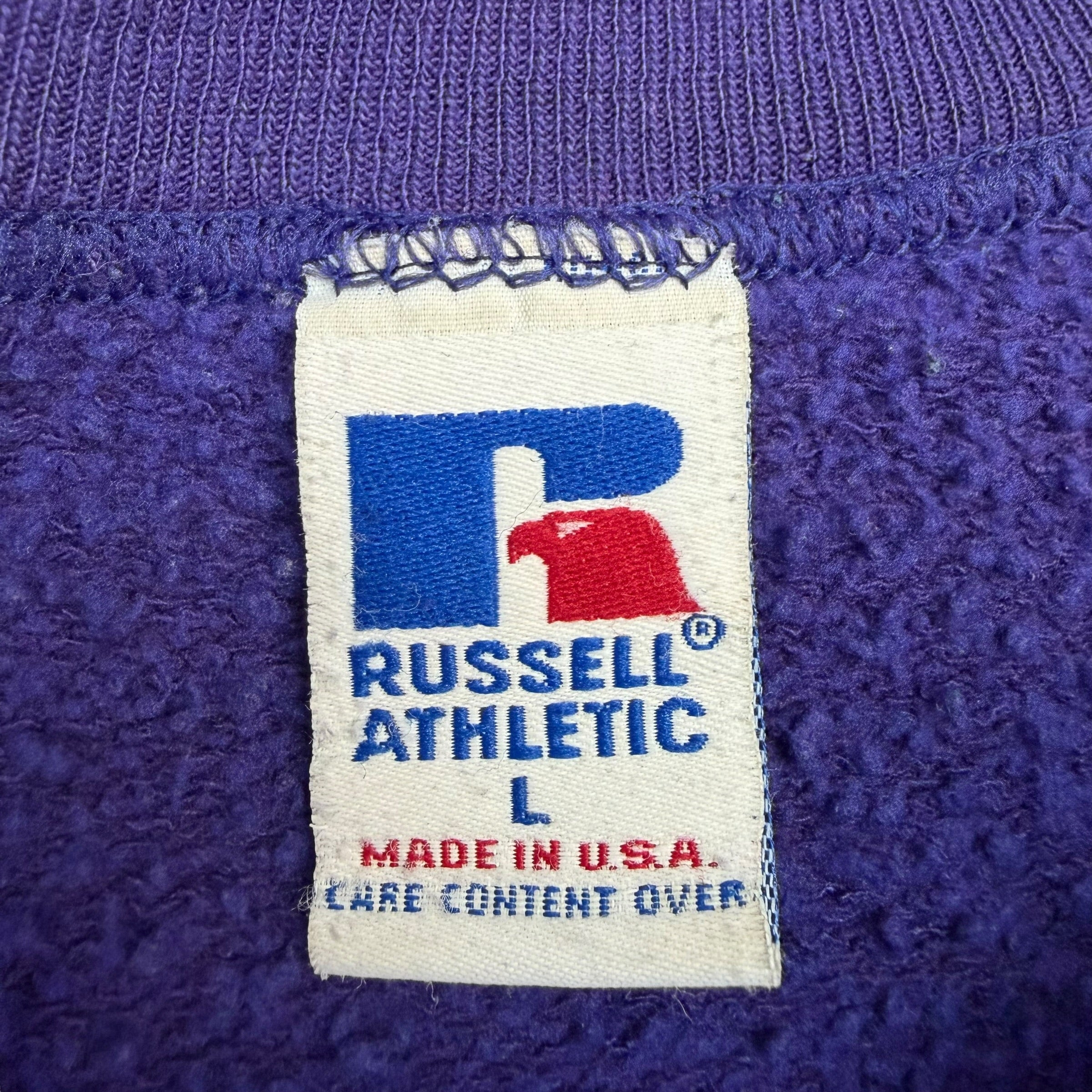 Vintage Russell Athletic Washington Huskies Crewneck Purple
